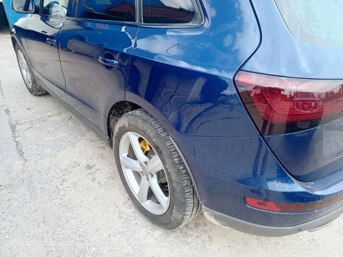 Автомобиль Audi Q5, этап: Приемка автомобиля. Антикоррозийная обработка в Москве и МО — НеРыжий