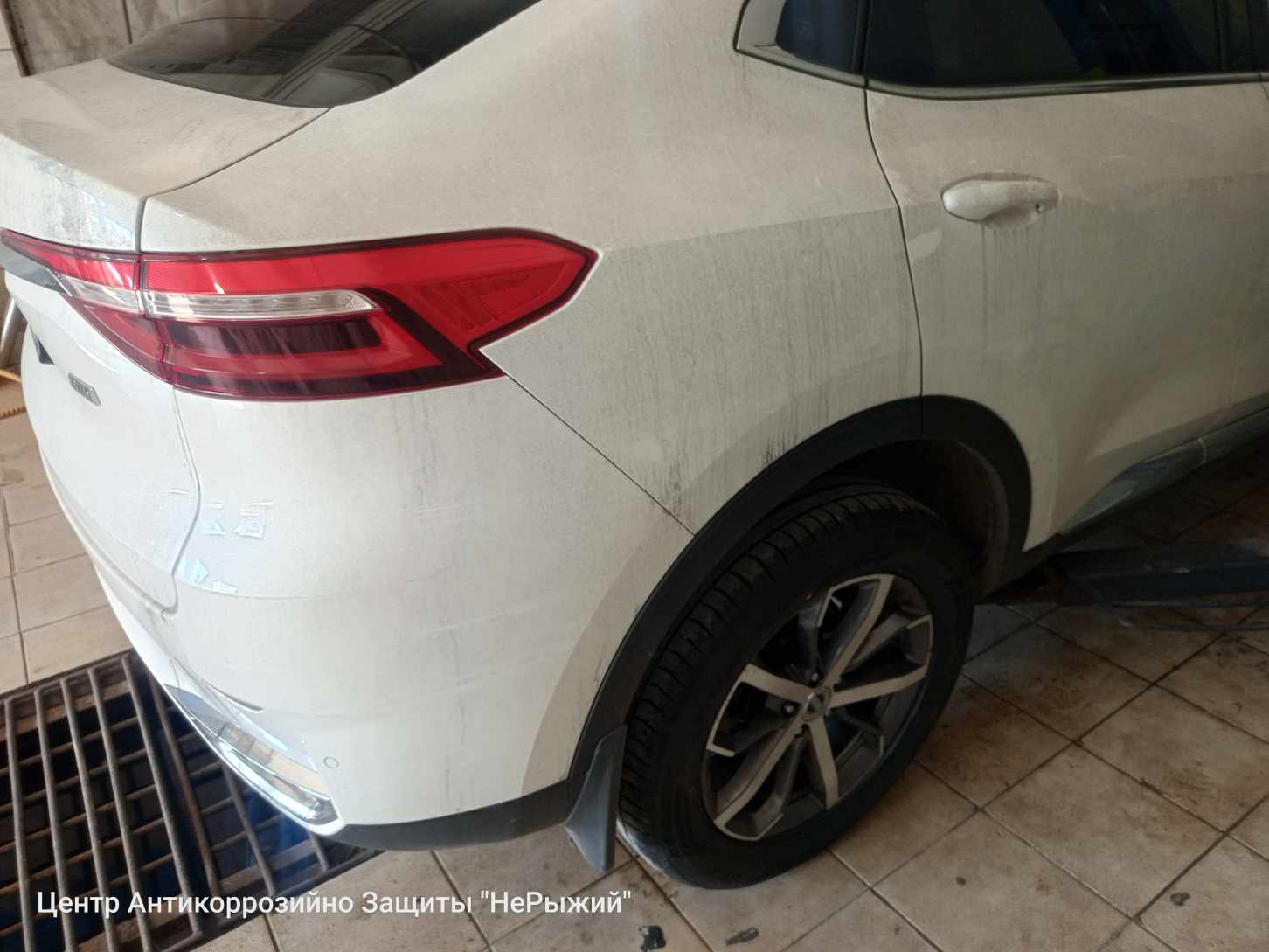 Автомобиль Haval F7x, этап: Приемка автомобиля. Антикоррозийная обработка в Москве и МО — НеРыжий