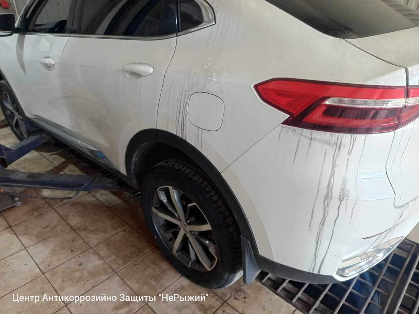 Автомобиль Haval F7x, этап: Приемка автомобиля. Антикоррозийная обработка в Москве и МО — НеРыжий