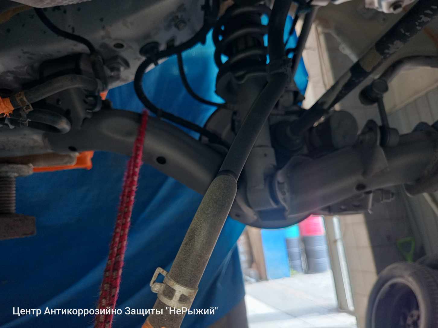 Автомобиль Haval F7x, этап: Пескоструйная очистка. Антикоррозийная обработка в Москве и МО — НеРыжий