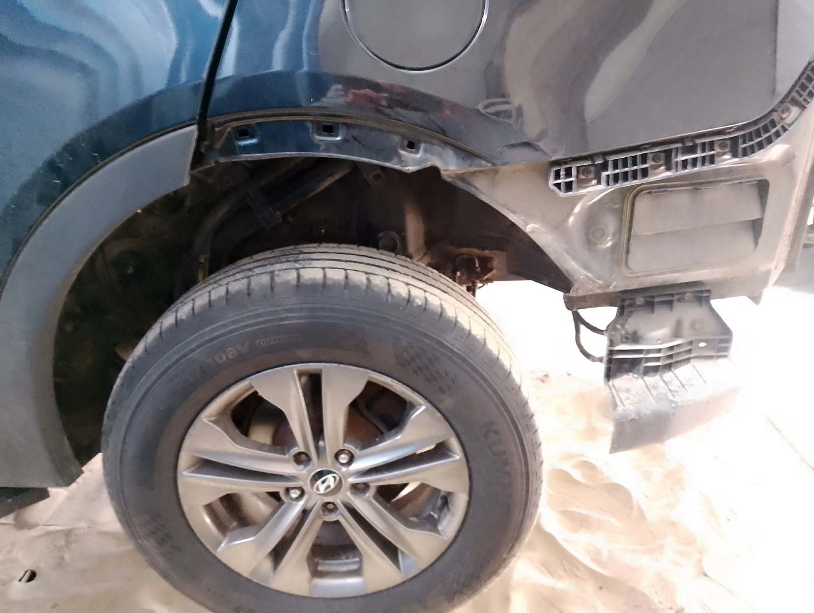 Автомобиль Hyundai Santa Fe IV (TM), этап: Разбор автомобиля. Антикоррозийная обработка в Москве и МО — НеРыжий