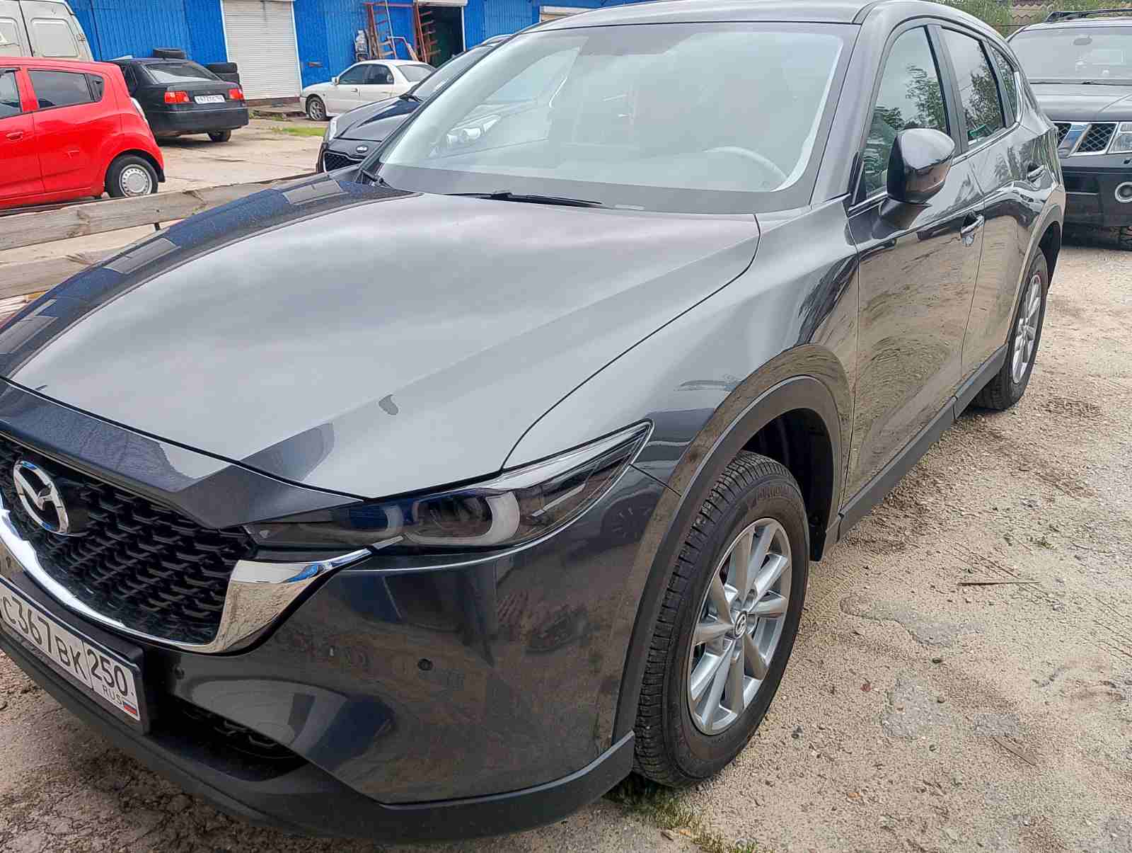 Автомобиль Mazda CX-5 II до антикоррозийной обработки в Москве, Антикоррозийная обработка. НеРыжий
