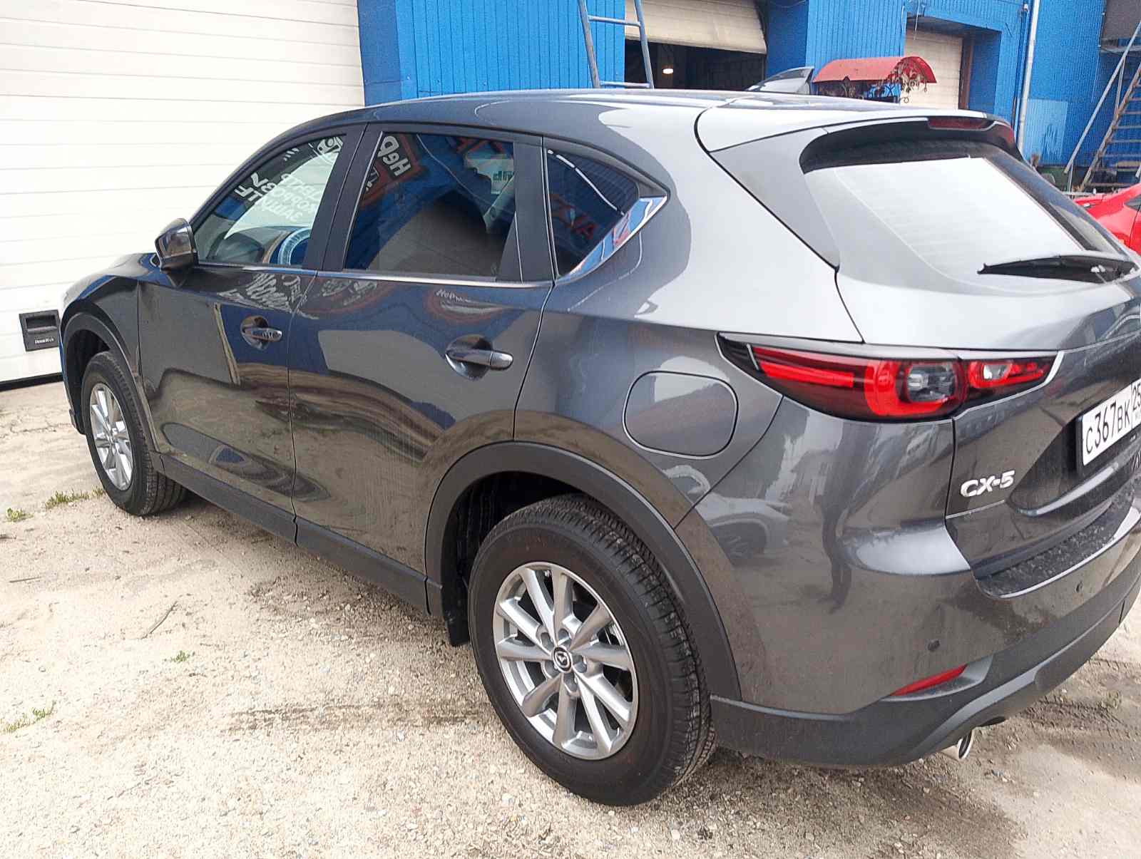 Автомобиль Mazda CX-5 II, этап: Приемка автомобиля. Антикоррозийная обработка в Москве и МО — НеРыжий