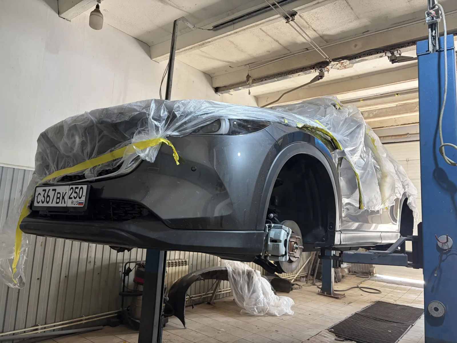 Автомобиль Mazda CX-5 II, этап: Техническая мойка кузова. Антикоррозийная обработка в Москве и МО — НеРыжий
