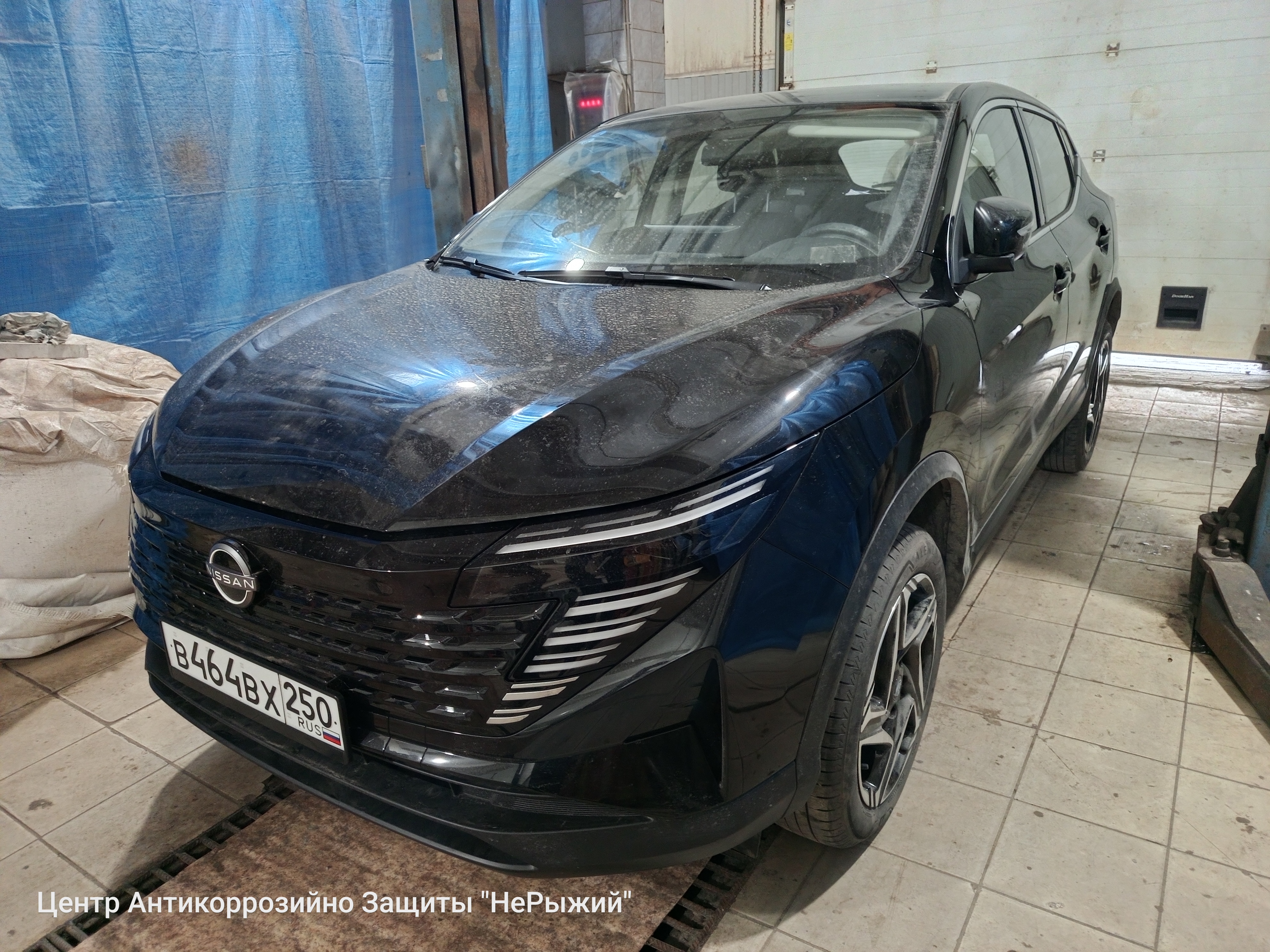 Автомобиль Nissan Qashqai III (J12), этап: Приемка автомобиля. Антикоррозийная обработка в Москве и МО — НеРыжий