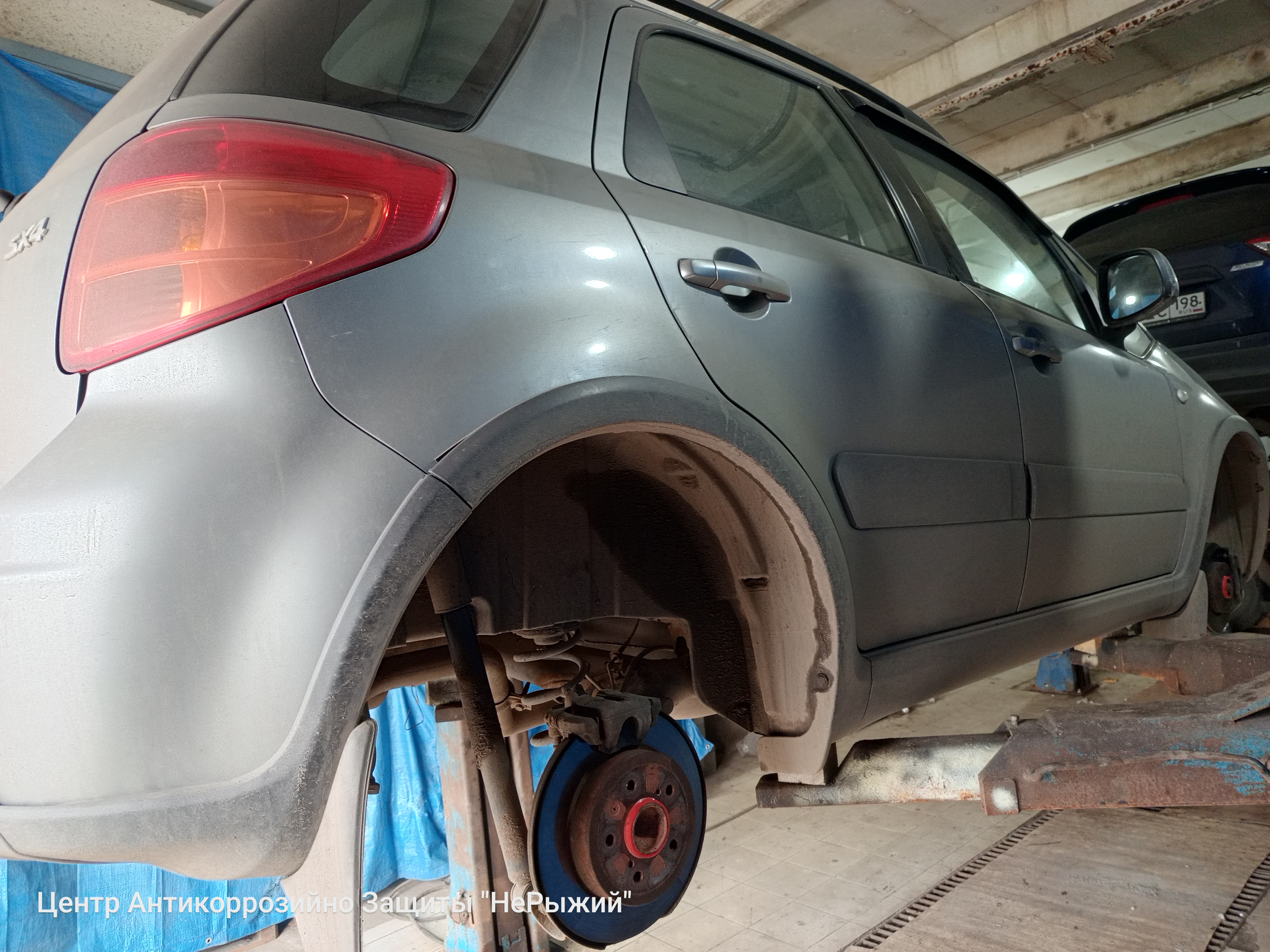 Автомобиль Suzuki SX4, этап: Приемка автомобиля. Антикоррозийная обработка в Москве и МО — НеРыжий
