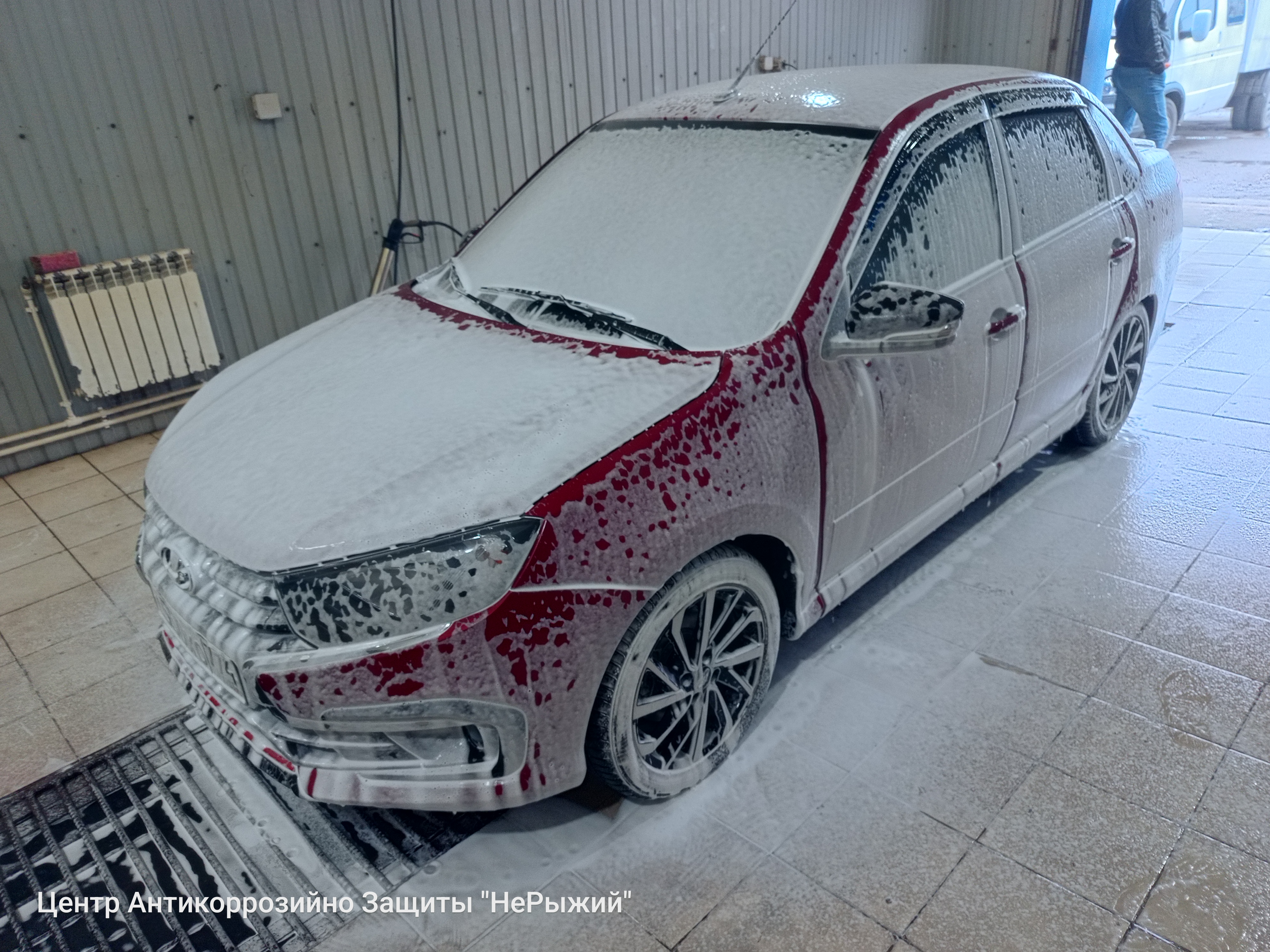 Автомобиль VAZ Granta II, этап: Выдача авто. Антикоррозийная обработка в Москве и МО — НеРыжий