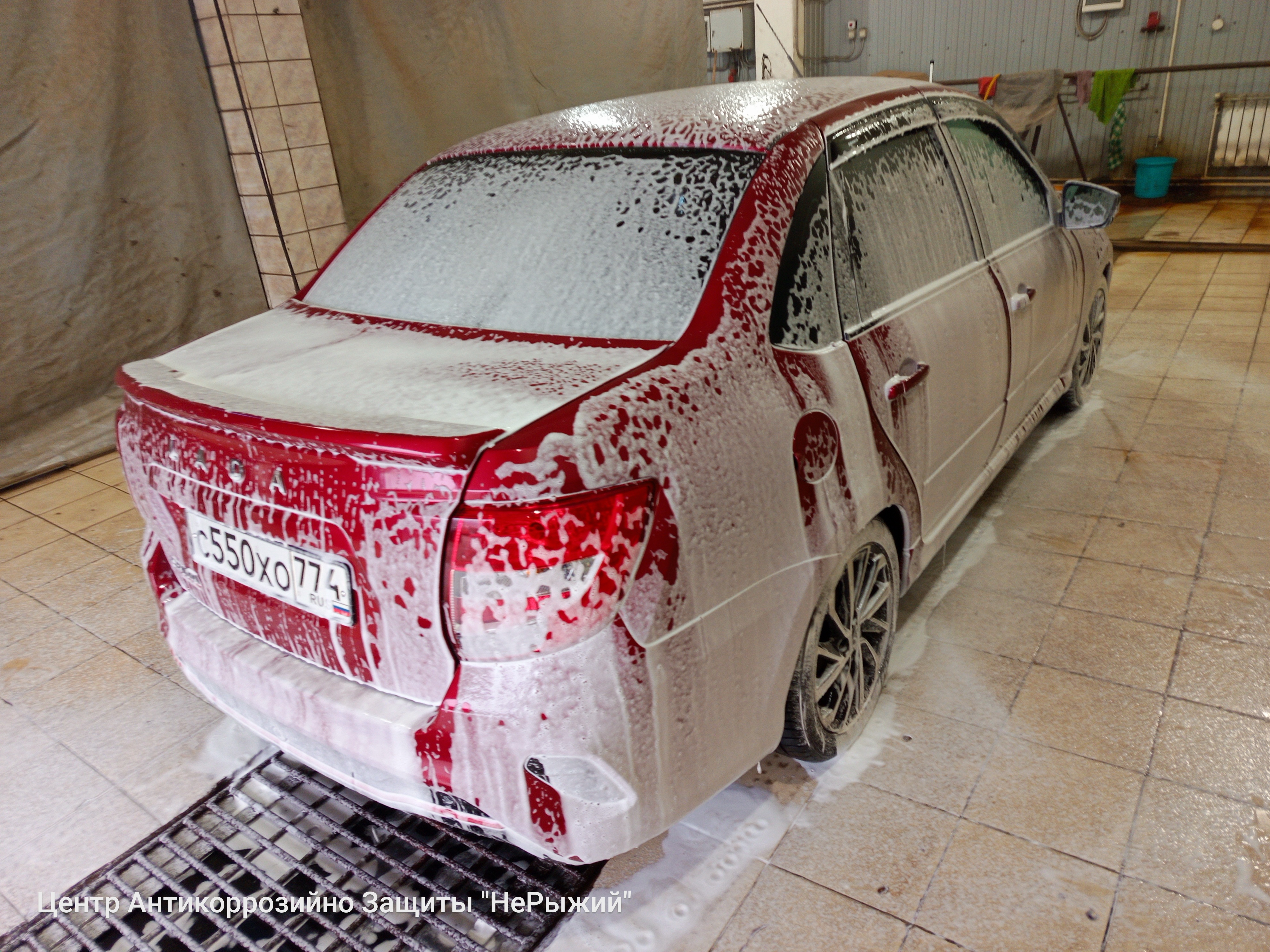 Автомобиль VAZ Granta II, этап: Выдача авто. Антикоррозийная обработка в Москве и МО — НеРыжий