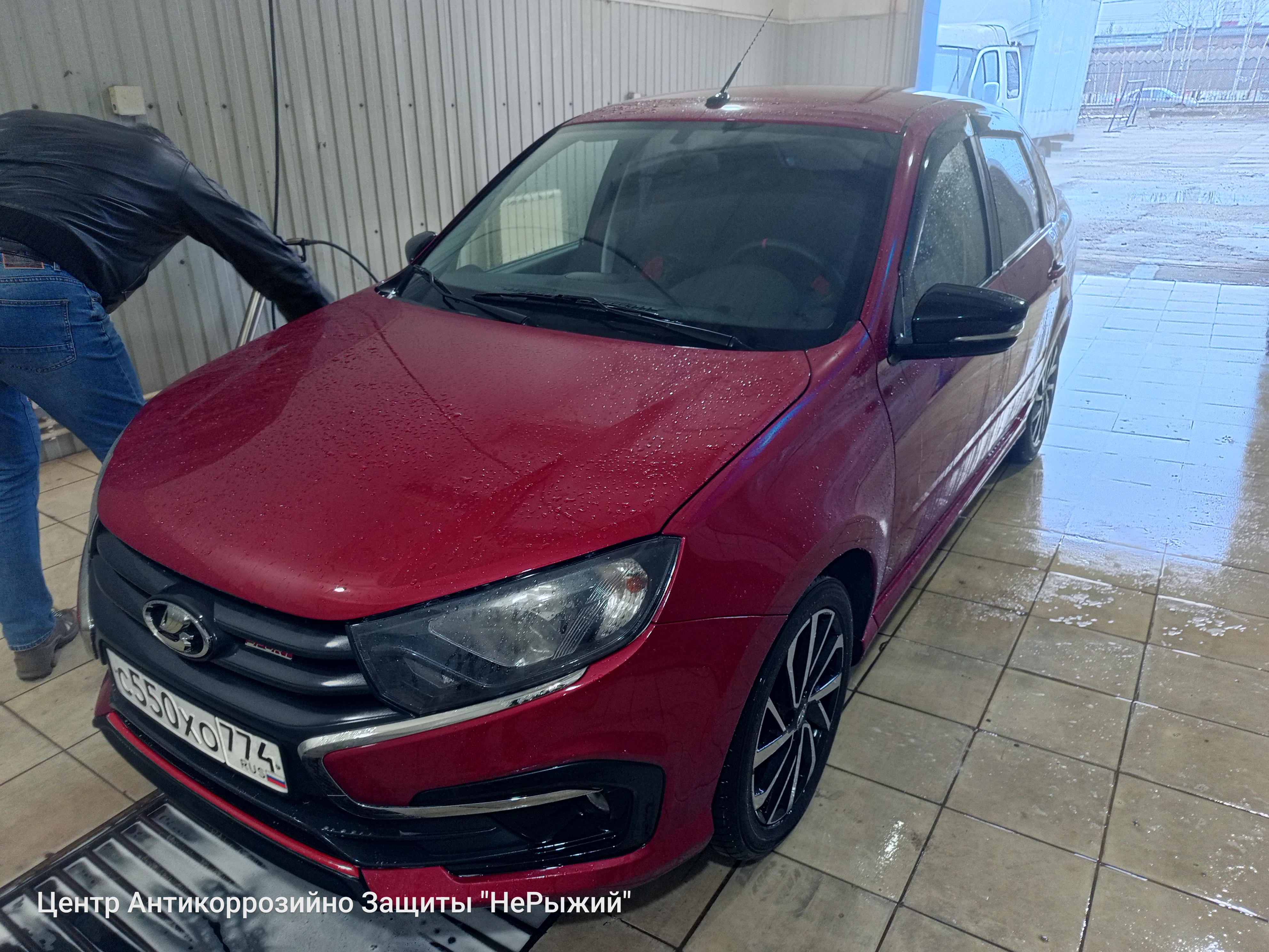 Автомобиль VAZ Granta II, этап: Выдача авто. Антикоррозийная обработка в Москве и МО — НеРыжий