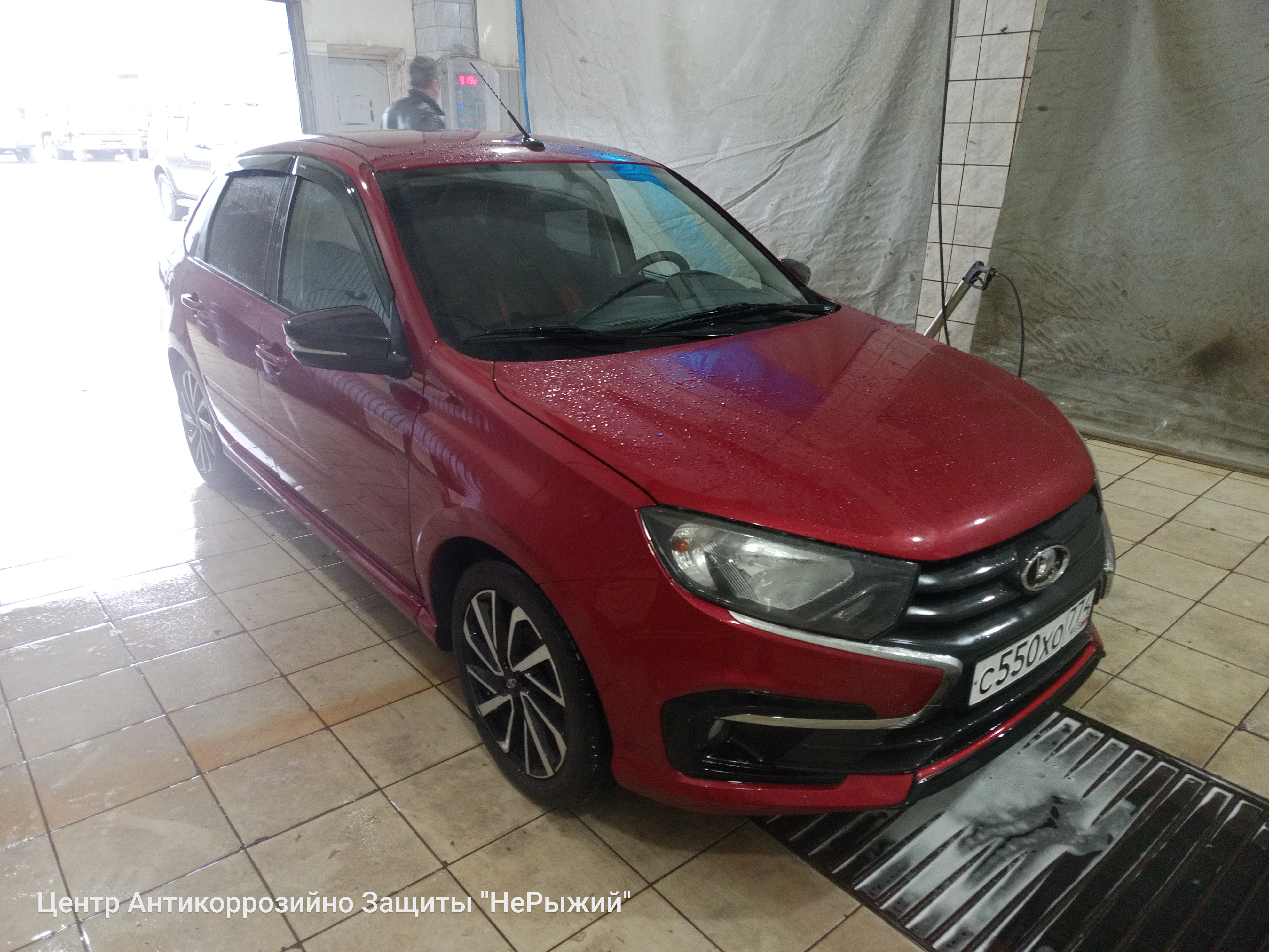 Автомобиль VAZ Granta II, этап: Выдача авто. Антикоррозийная обработка в Москве и МО — НеРыжий