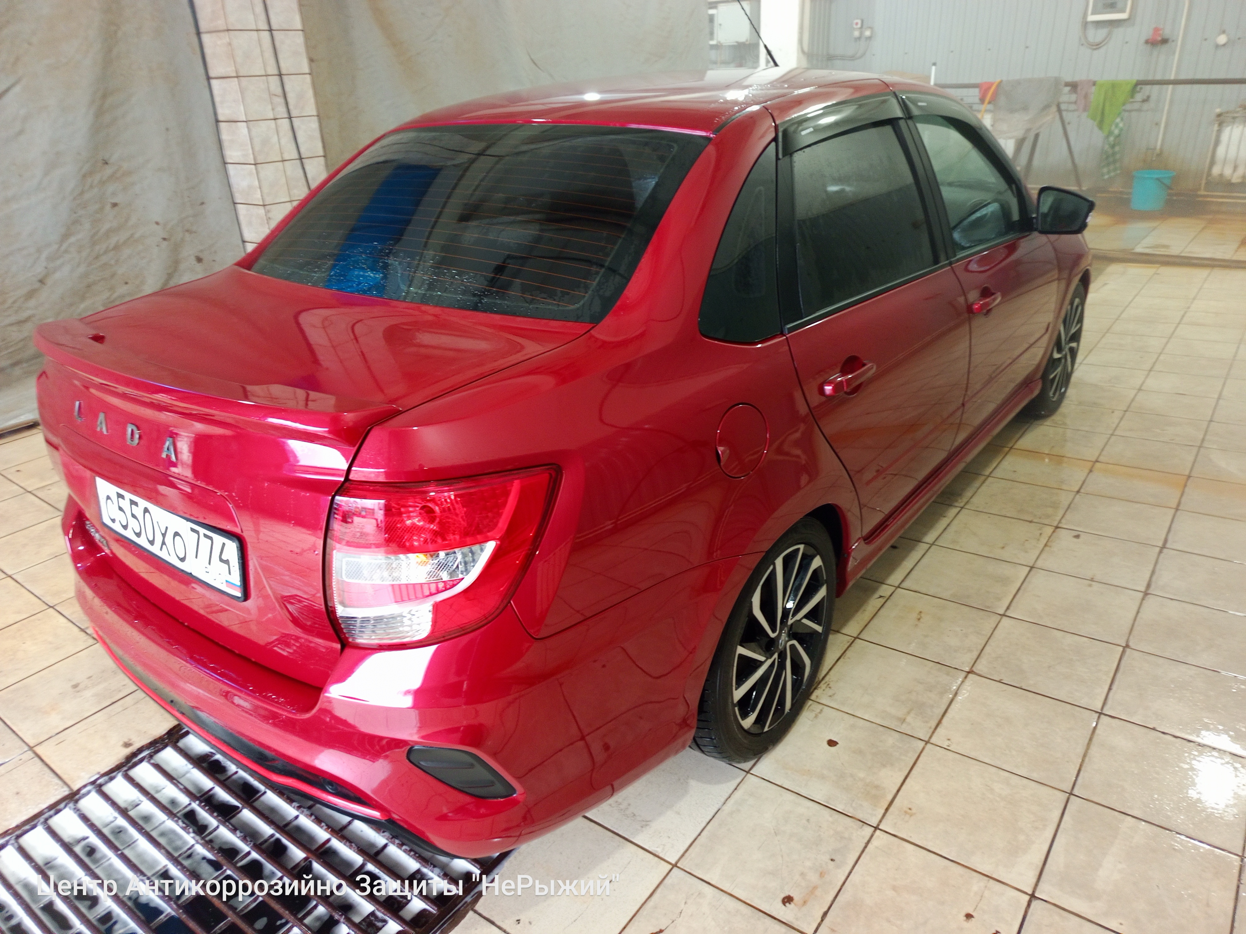 Автомобиль VAZ Granta II, этап: Выдача авто. Антикоррозийная обработка в Москве и МО — НеРыжий