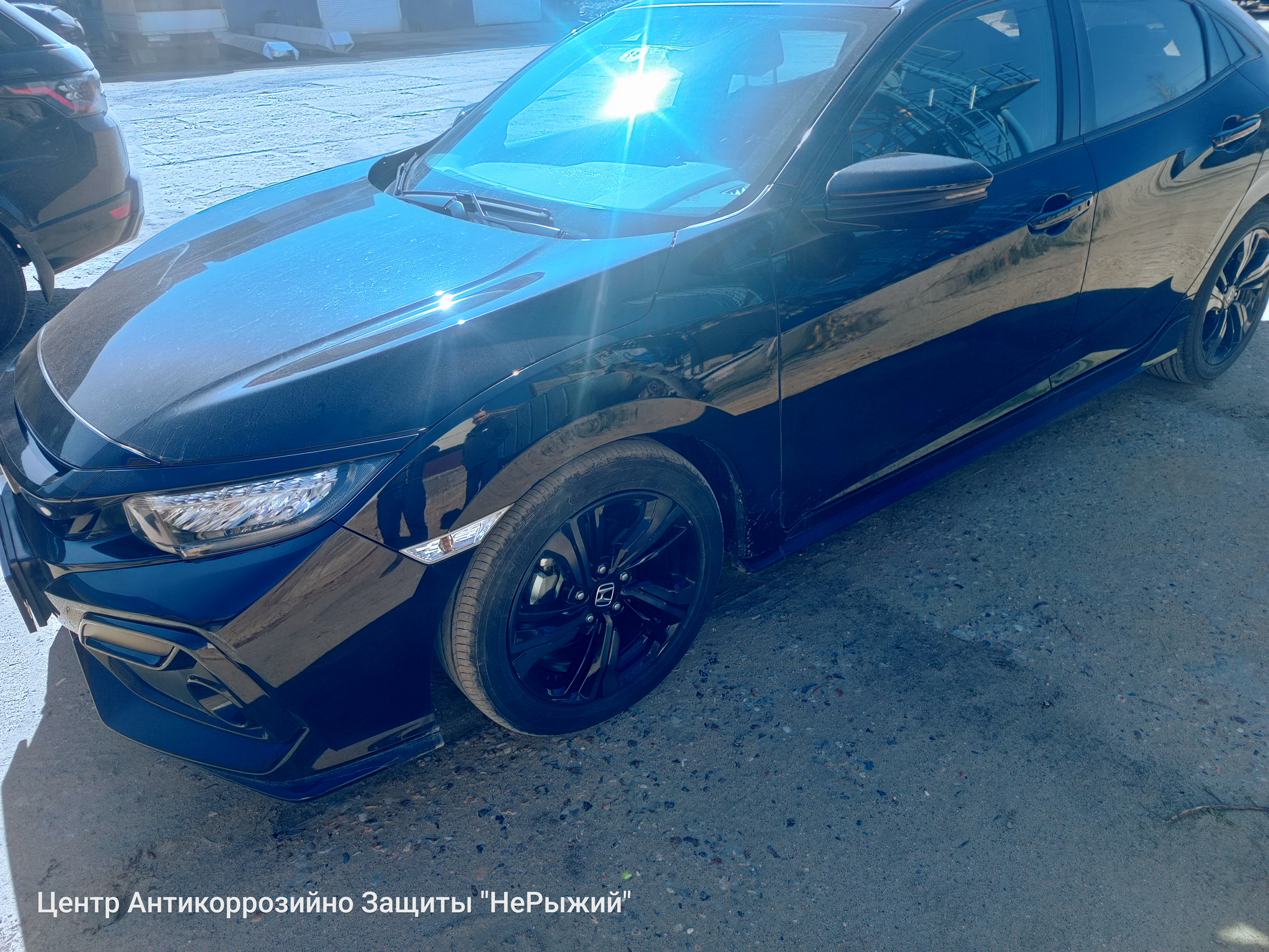 Автомобиль Honda Civic X (FC), этап: Приемка автомобиля. Антикоррозийная обработка в Москве и МО — НеРыжий