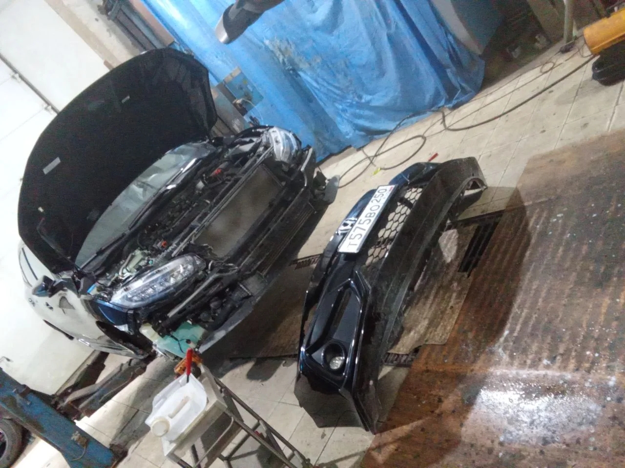 Автомобиль Honda Civic X (FC), этап: Разбор автомобиля. Антикоррозийная обработка в Москве и МО — НеРыжий