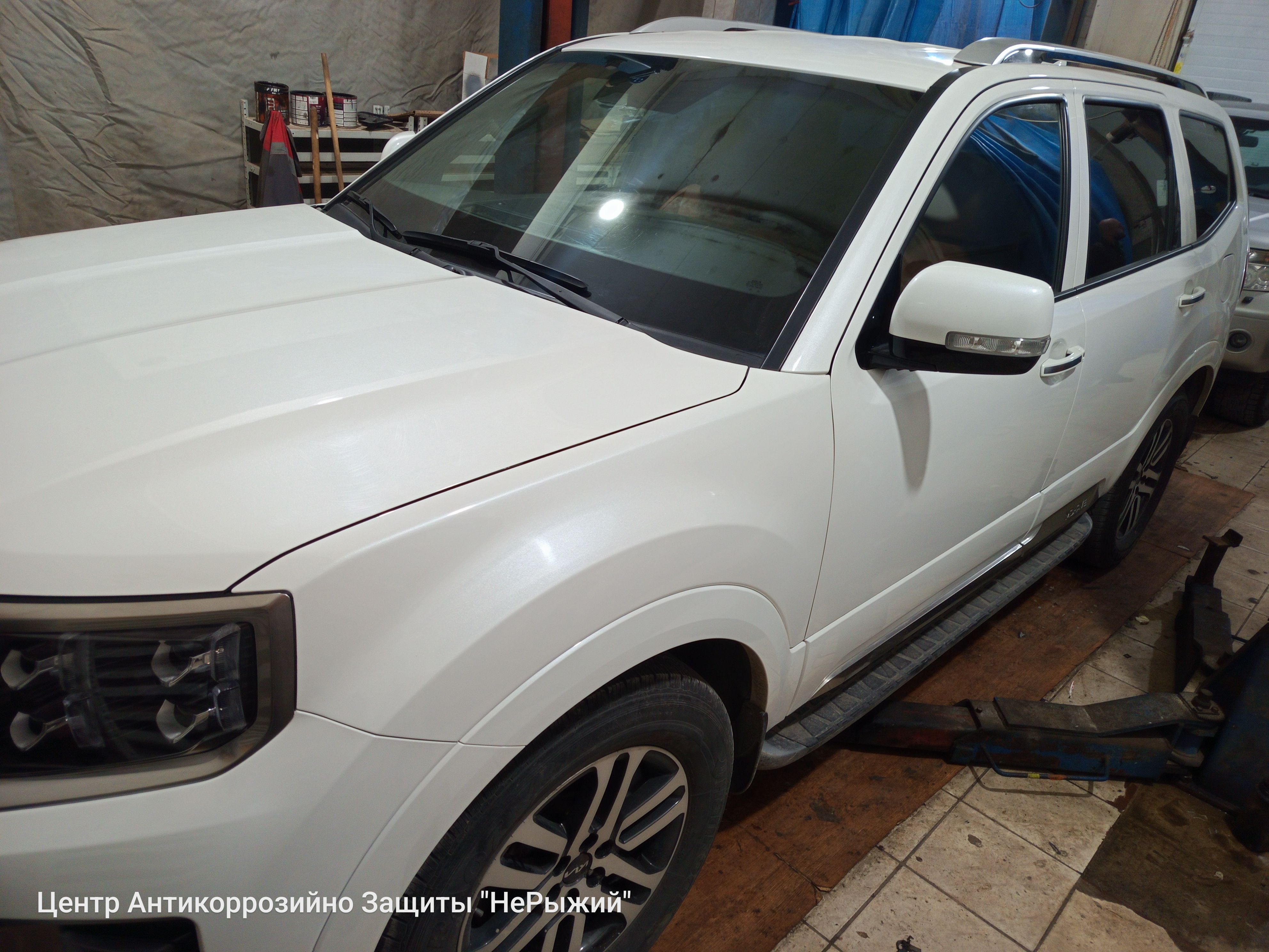 Автомобиль Kia Mohave II, этап: Приемка автомобиля. Антикоррозийная обработка в Москве и МО — НеРыжий