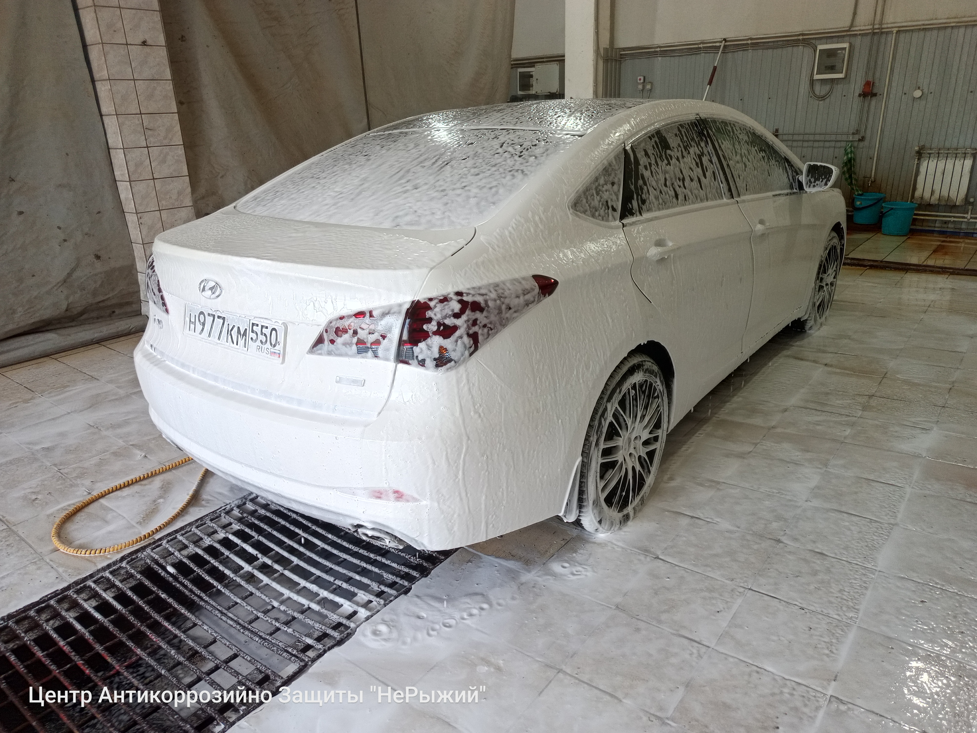 Автомобиль Hyundai i40, этап: Выдача авто. Антикоррозийная обработка в Москве и МО — НеРыжий