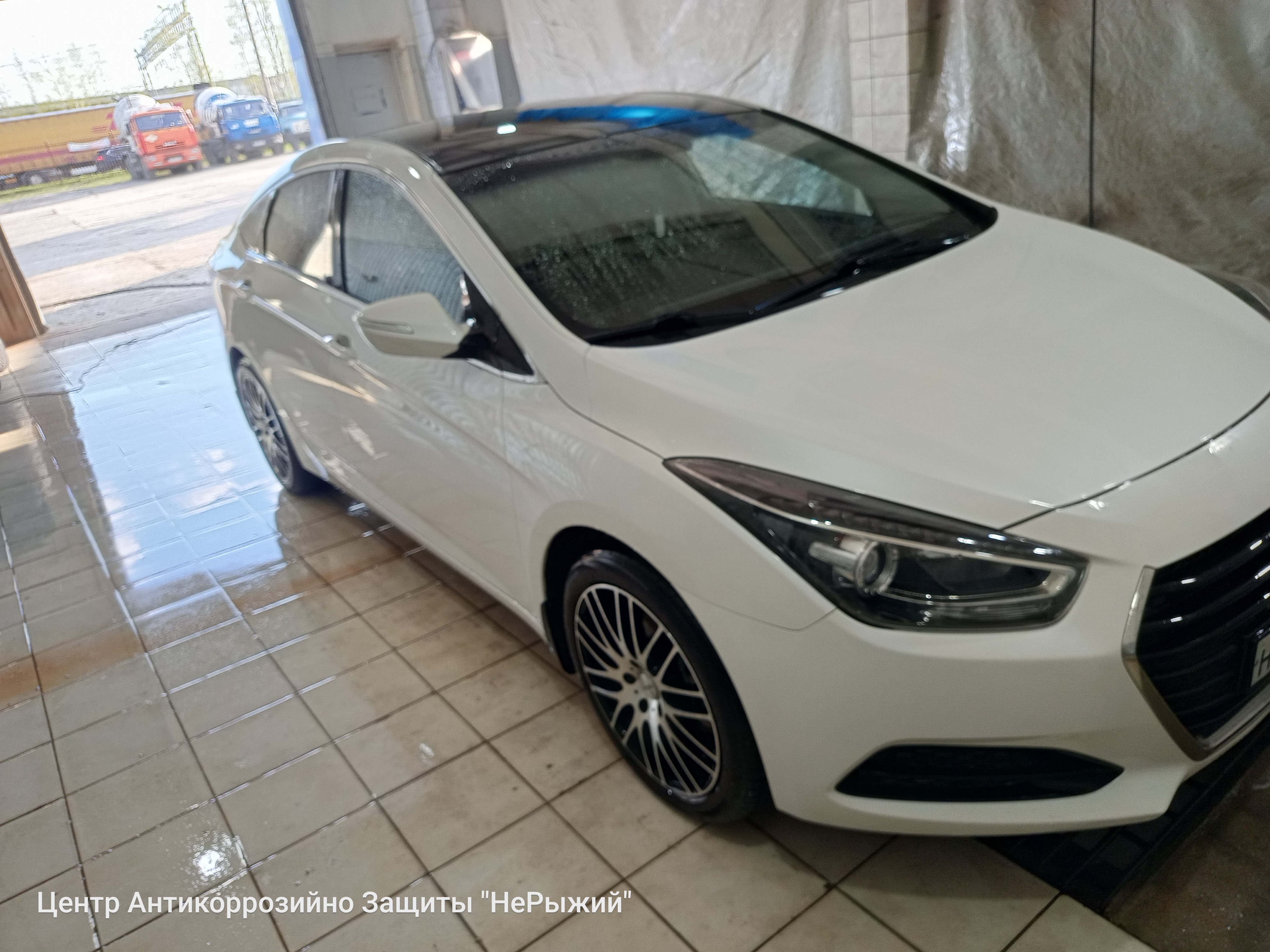 Автомобиль Hyundai i40, этап: Выдача авто. Антикоррозийная обработка в Москве и МО — НеРыжий