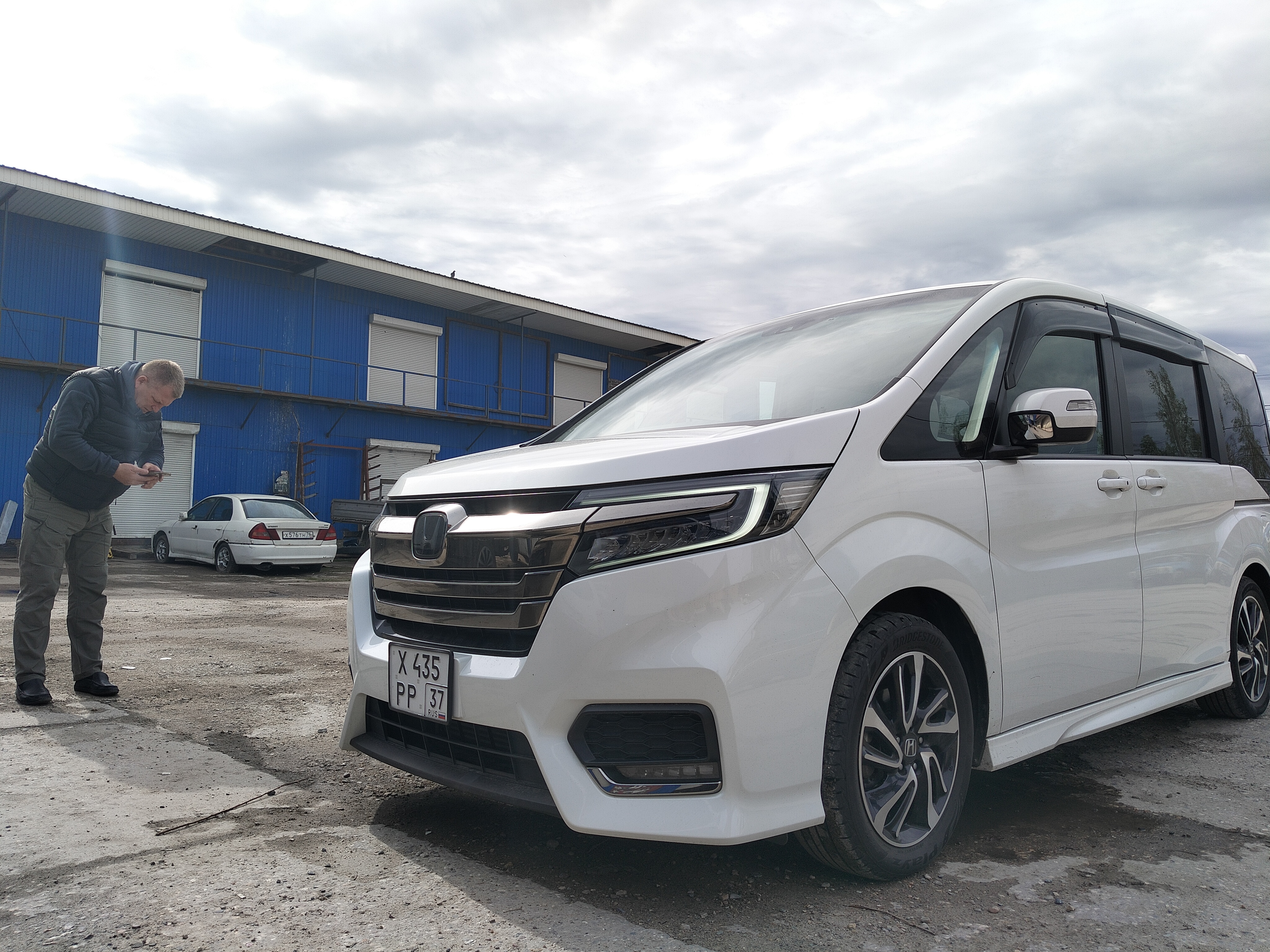 Автомобиль Honda Stepwgn VI (RP6-8), этап: Приемка автомобиля. Антикоррозийная обработка в Москве и МО — НеРыжий