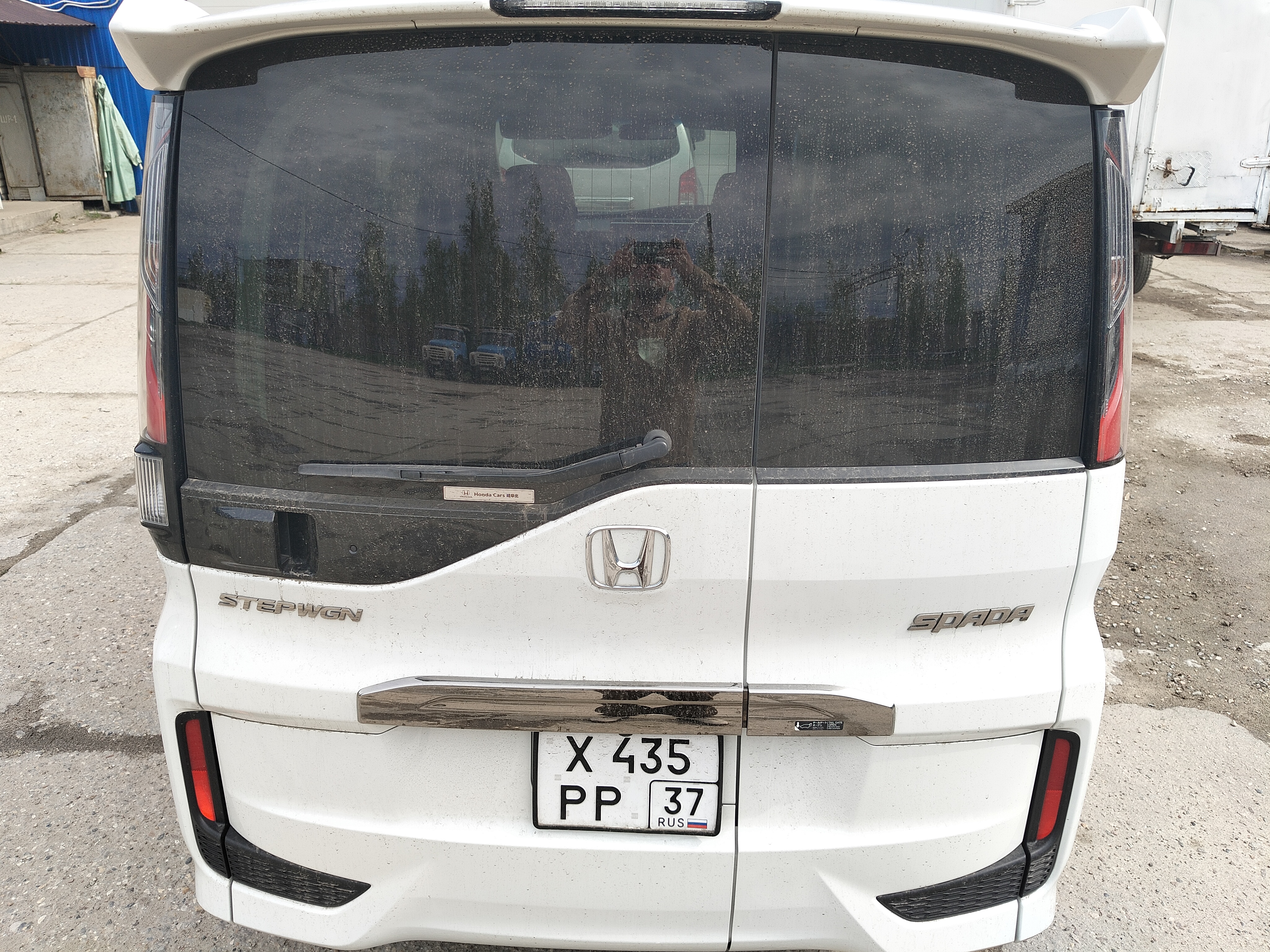 Автомобиль Honda Stepwgn VI (RP6-8), этап: Приемка автомобиля. Антикоррозийная обработка в Москве и МО — НеРыжий
