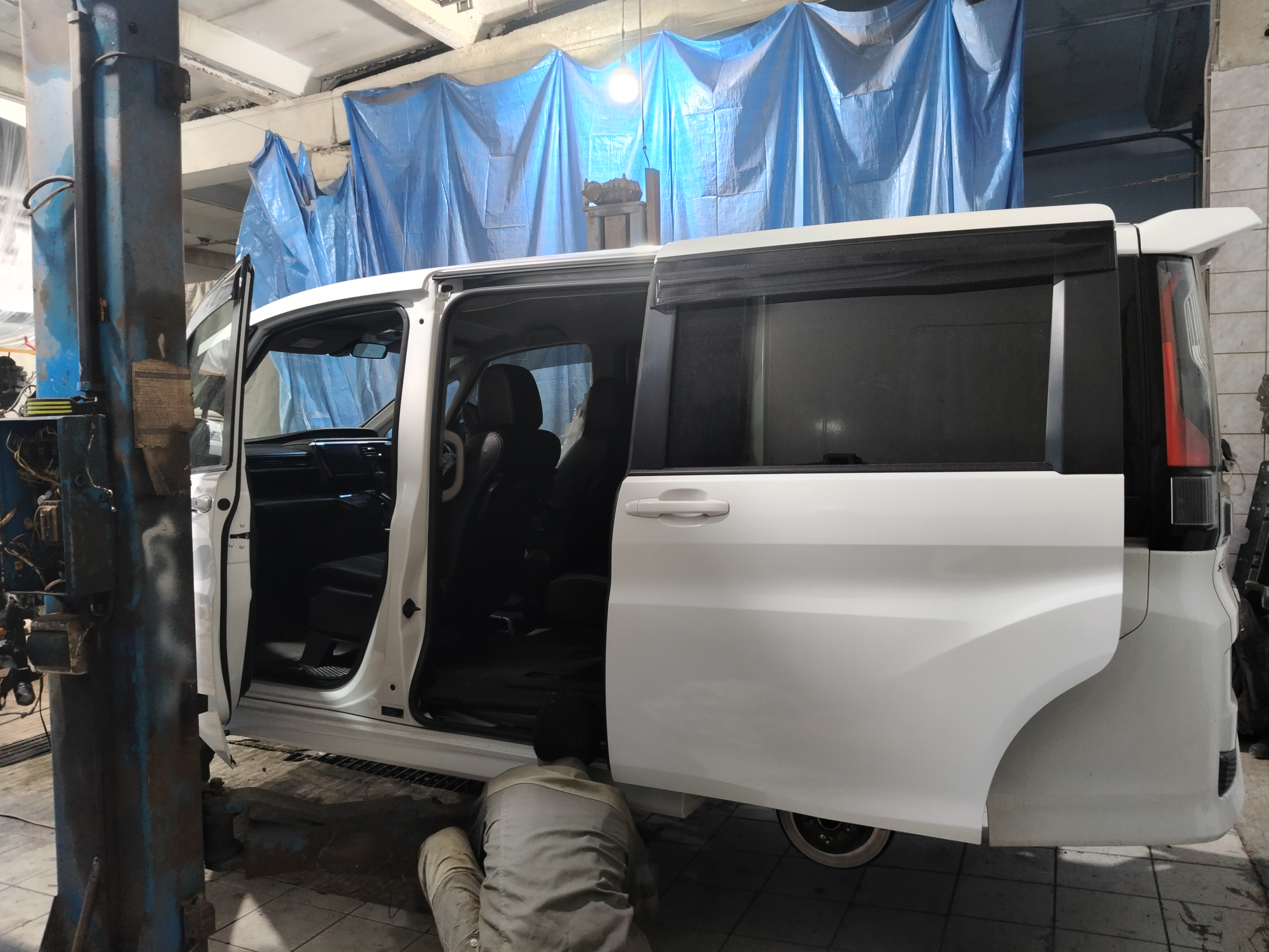 Автомобиль Honda Stepwgn VI (RP6-8), этап: Разбор автомобиля. Антикоррозийная обработка в Москве и МО — НеРыжий