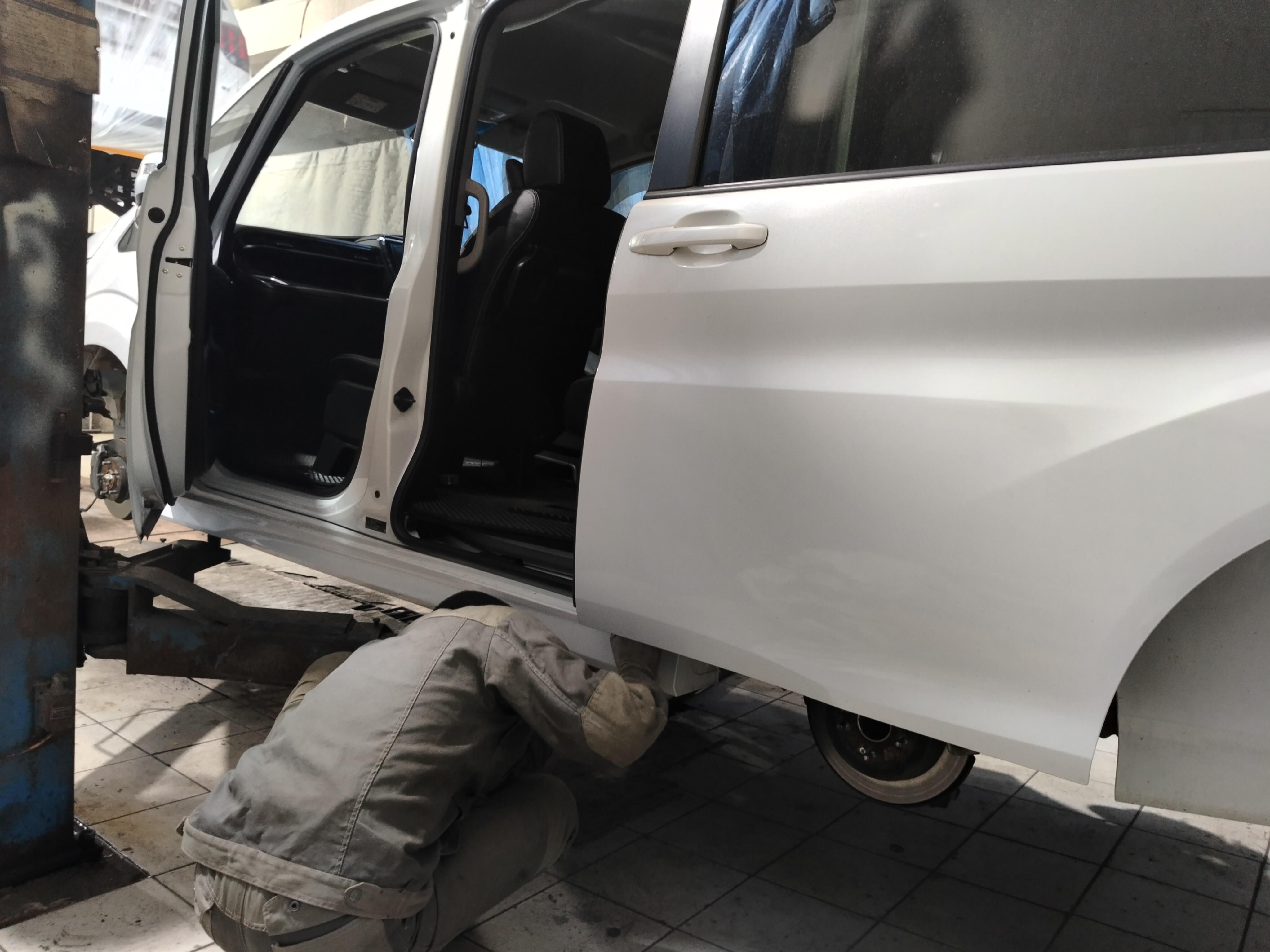 Автомобиль Honda Stepwgn VI (RP6-8), этап: Разбор автомобиля. Антикоррозийная обработка в Москве и МО — НеРыжий