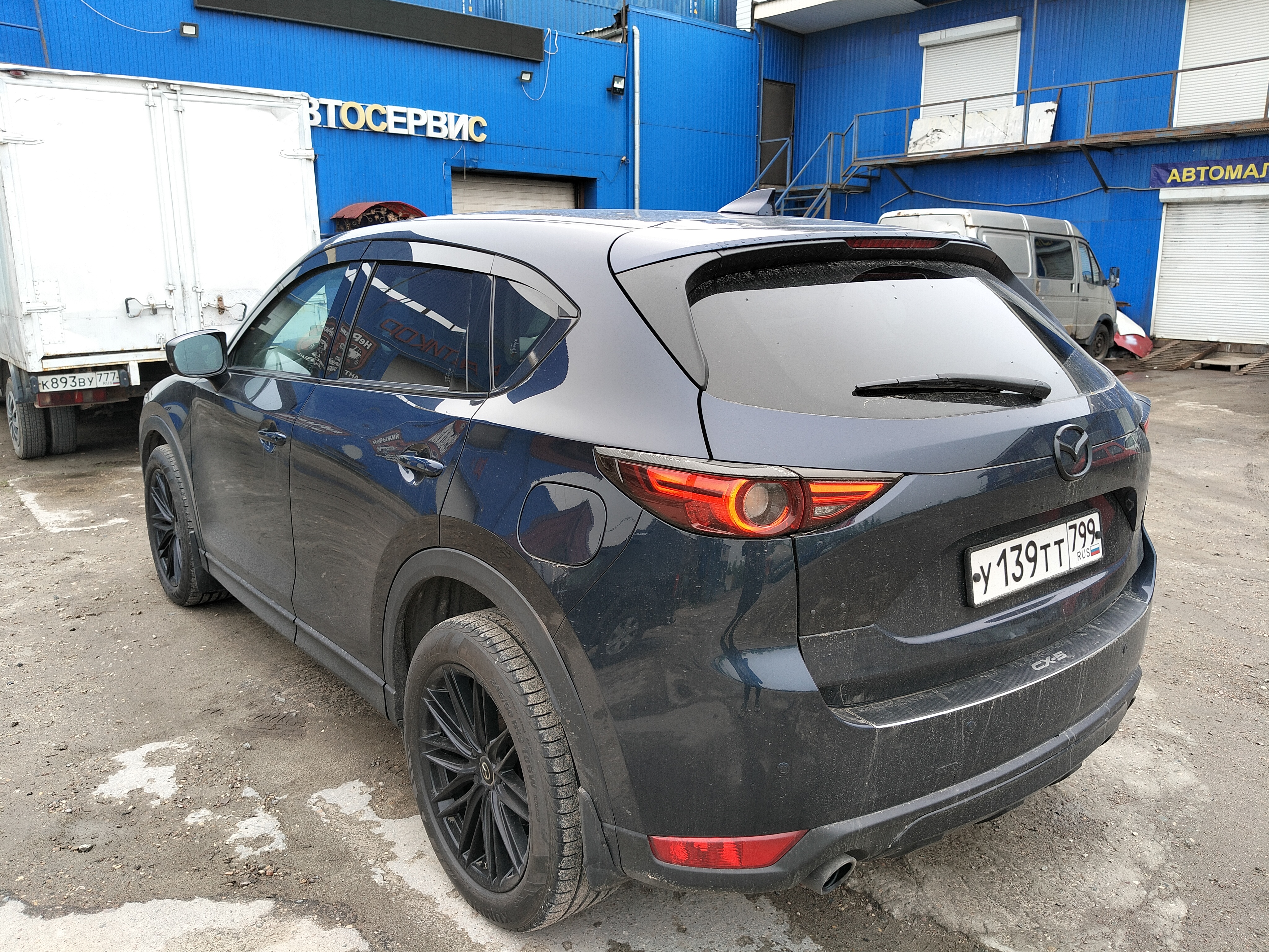 Автомобиль Mazda CX-5 II, этап: Приемка автомобиля. Антикоррозийная обработка в Москве и МО — НеРыжий