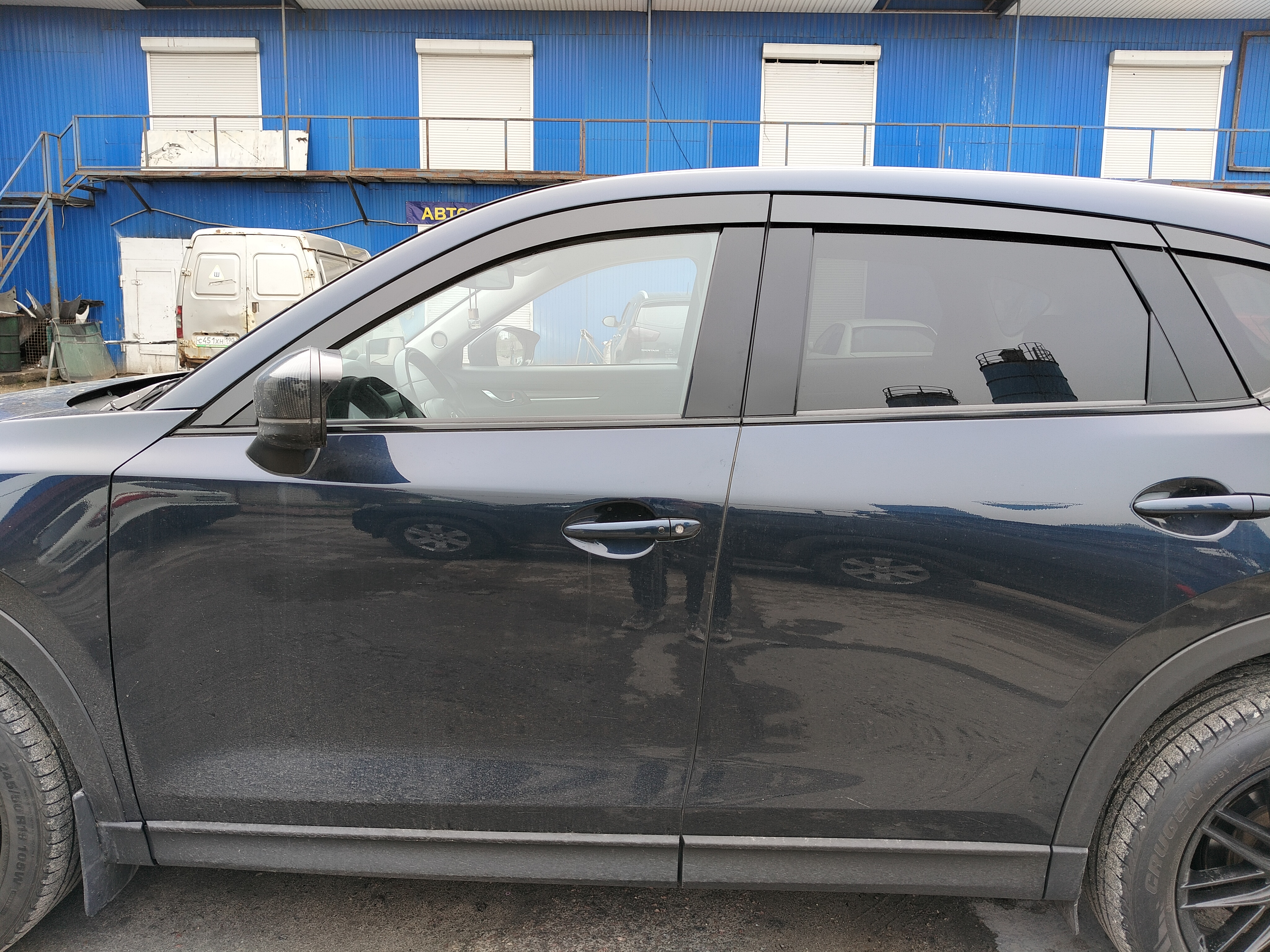 Автомобиль Mazda CX-5 II, этап: Приемка автомобиля. Антикоррозийная обработка в Москве и МО — НеРыжий