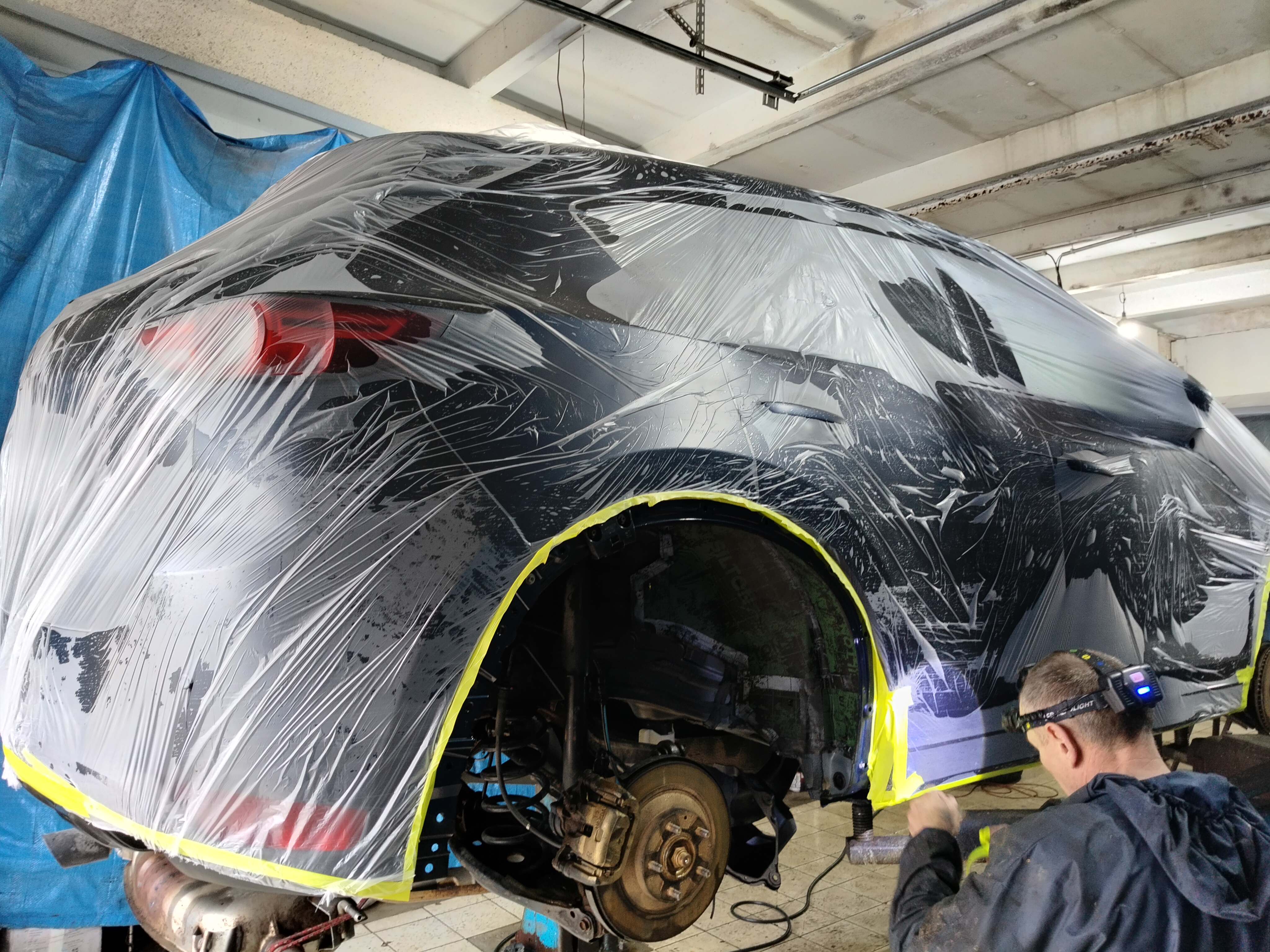 Автомобиль Mazda CX-5 II, этап: Оклейка авто. Антикоррозийная обработка в Москве и МО — НеРыжий
