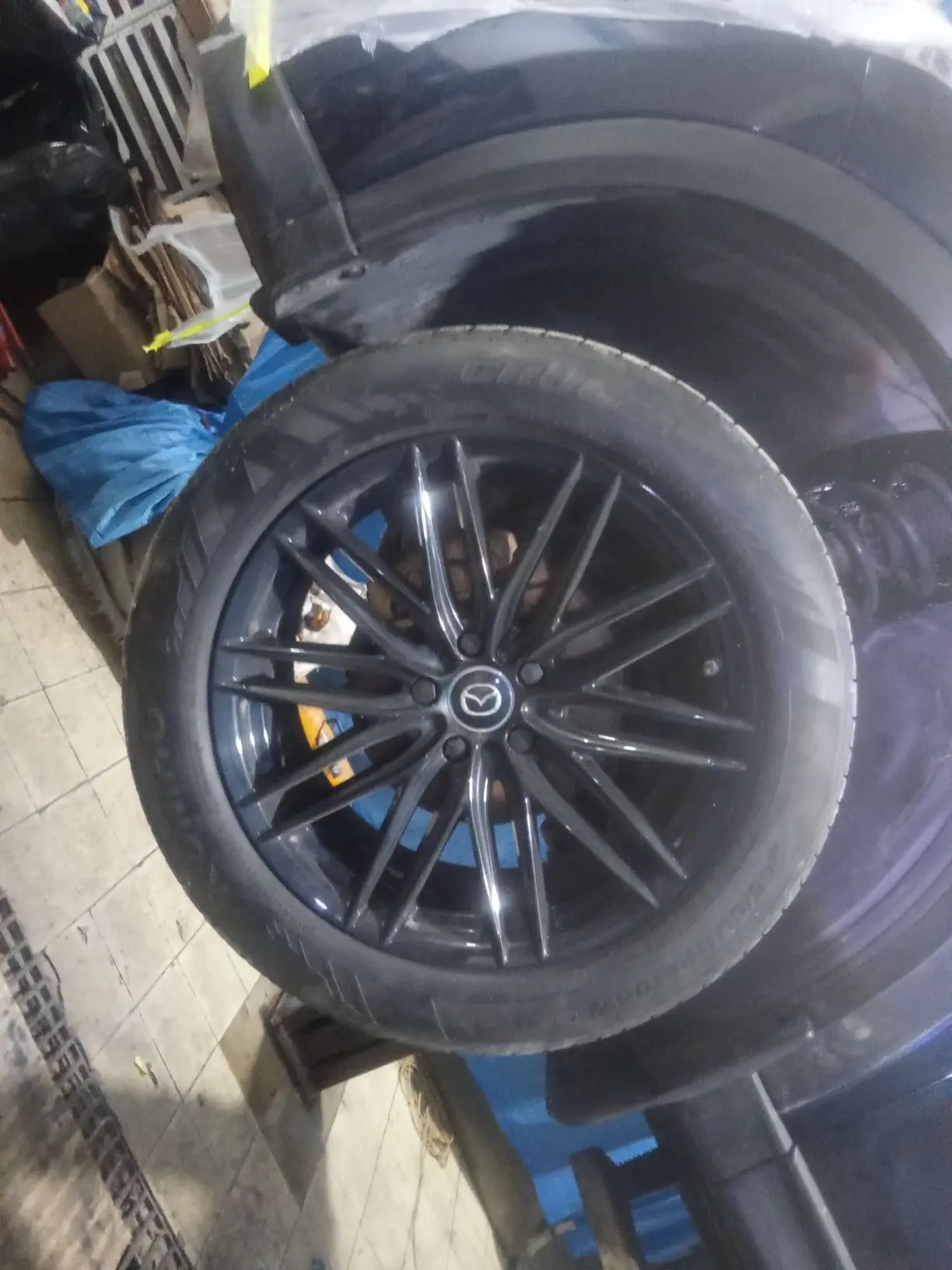 Автомобиль Mazda CX-5 II, этап: Обработка скрытых полостей.. Антикоррозийная обработка в Москве и МО — НеРыжий