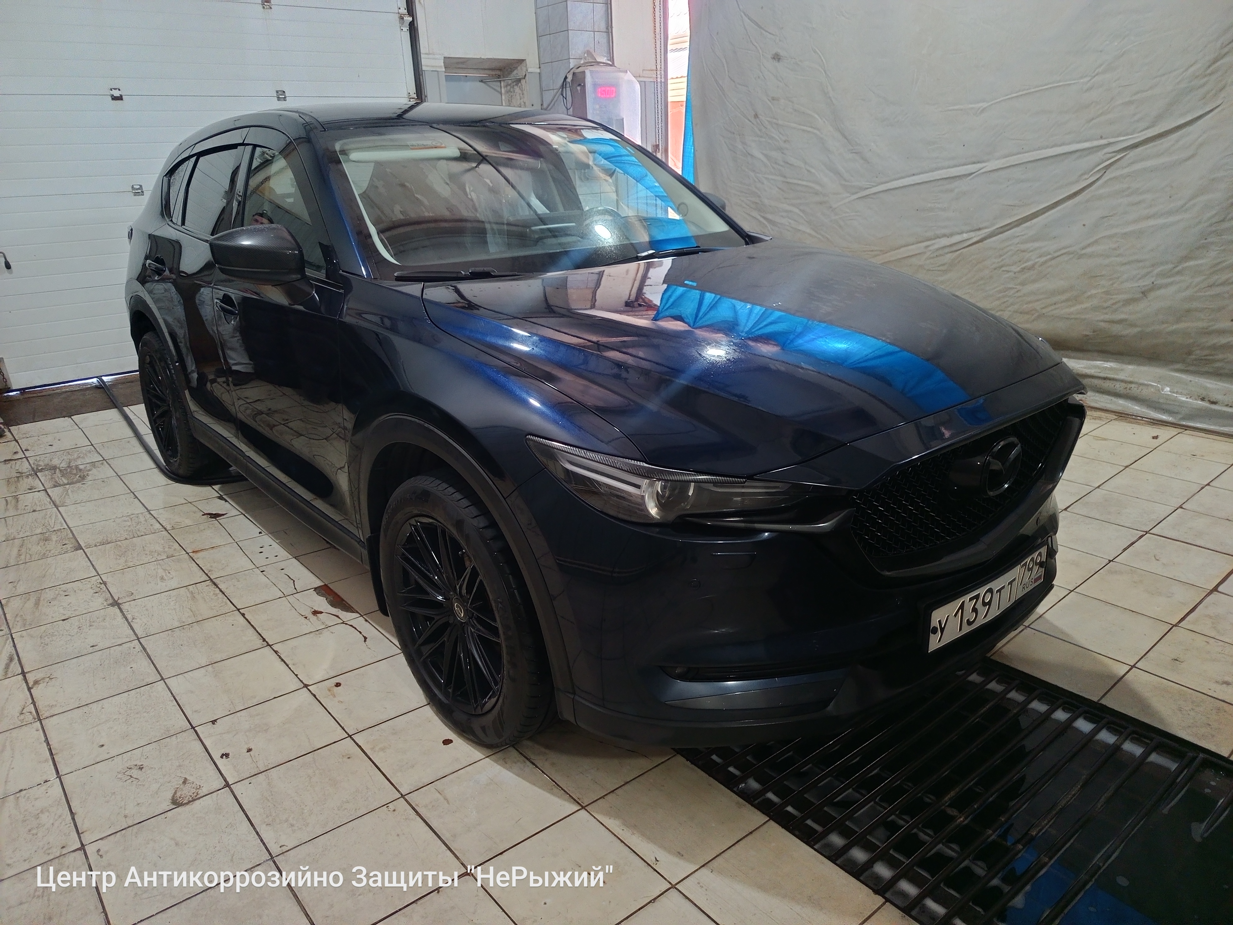 Автомобиль Mazda CX-5 II, этап: Техническая мойка кузова. Антикоррозийная обработка в Москве и МО — НеРыжий