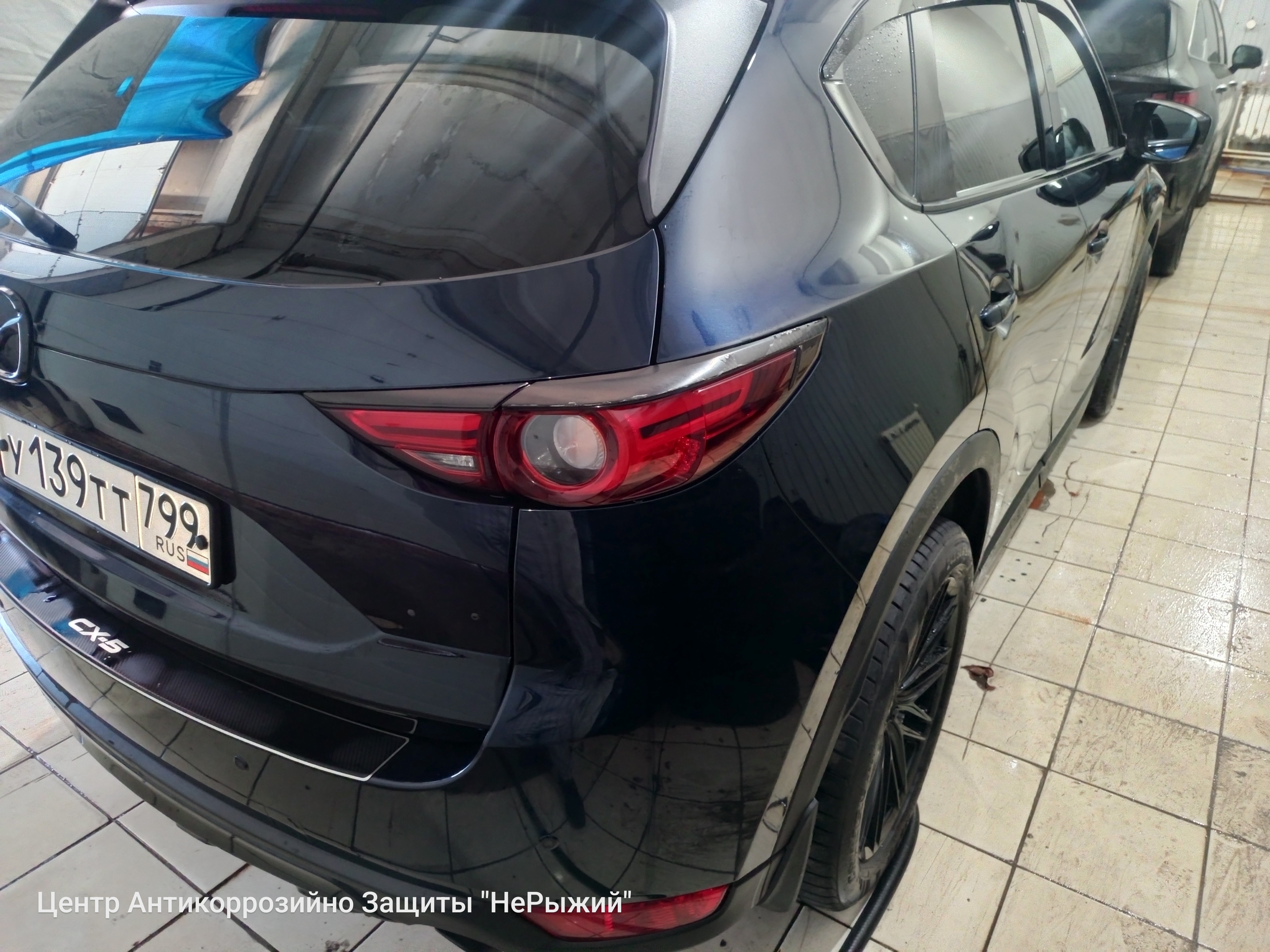 Автомобиль Mazda CX-5 II, этап: Техническая мойка кузова. Антикоррозийная обработка в Москве и МО — НеРыжий