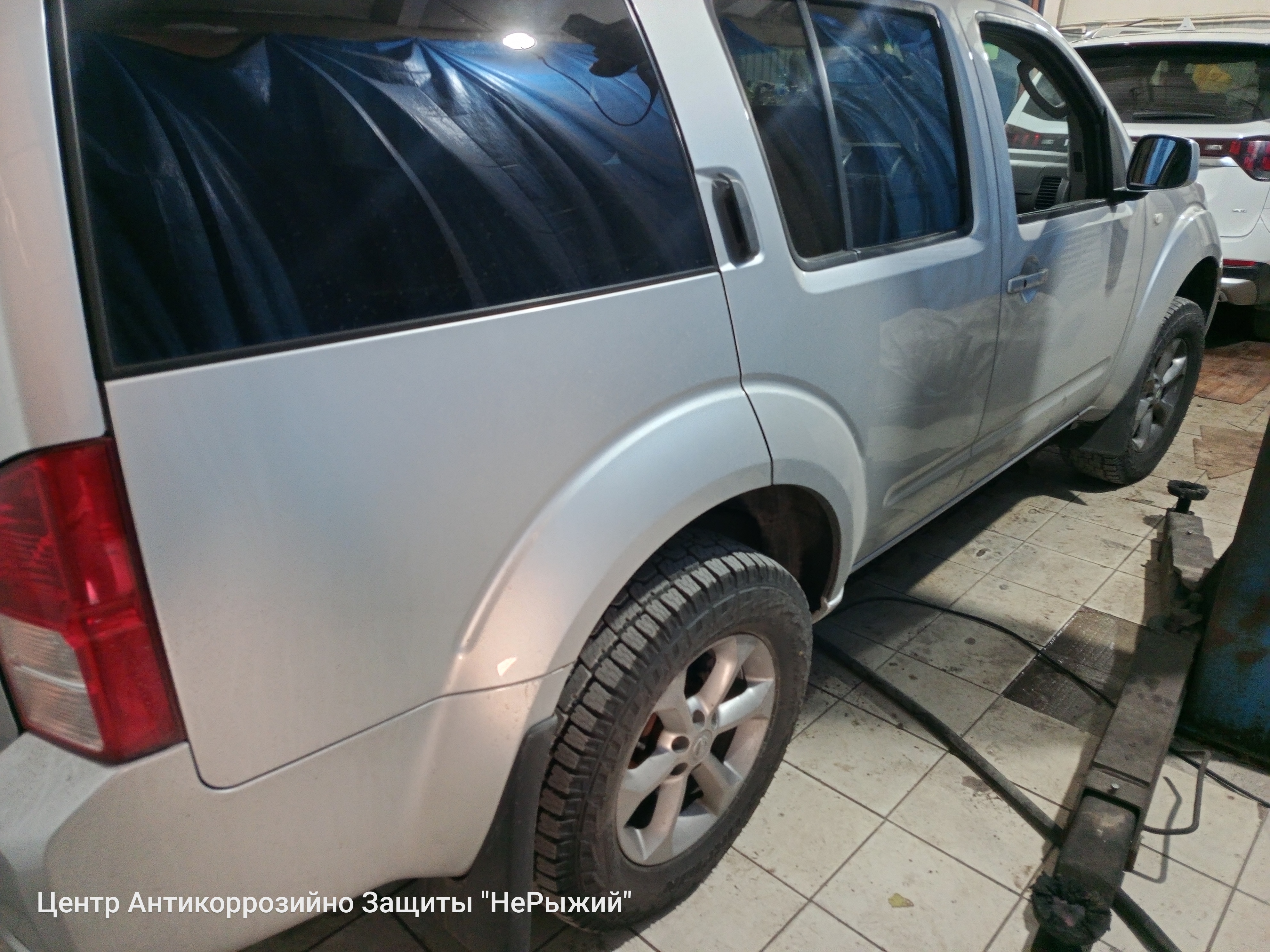 Автомобиль Nissan Pathfinder III (R51), этап: Приемка автомобиля. Антикоррозийная обработка в Москве и МО — НеРыжий