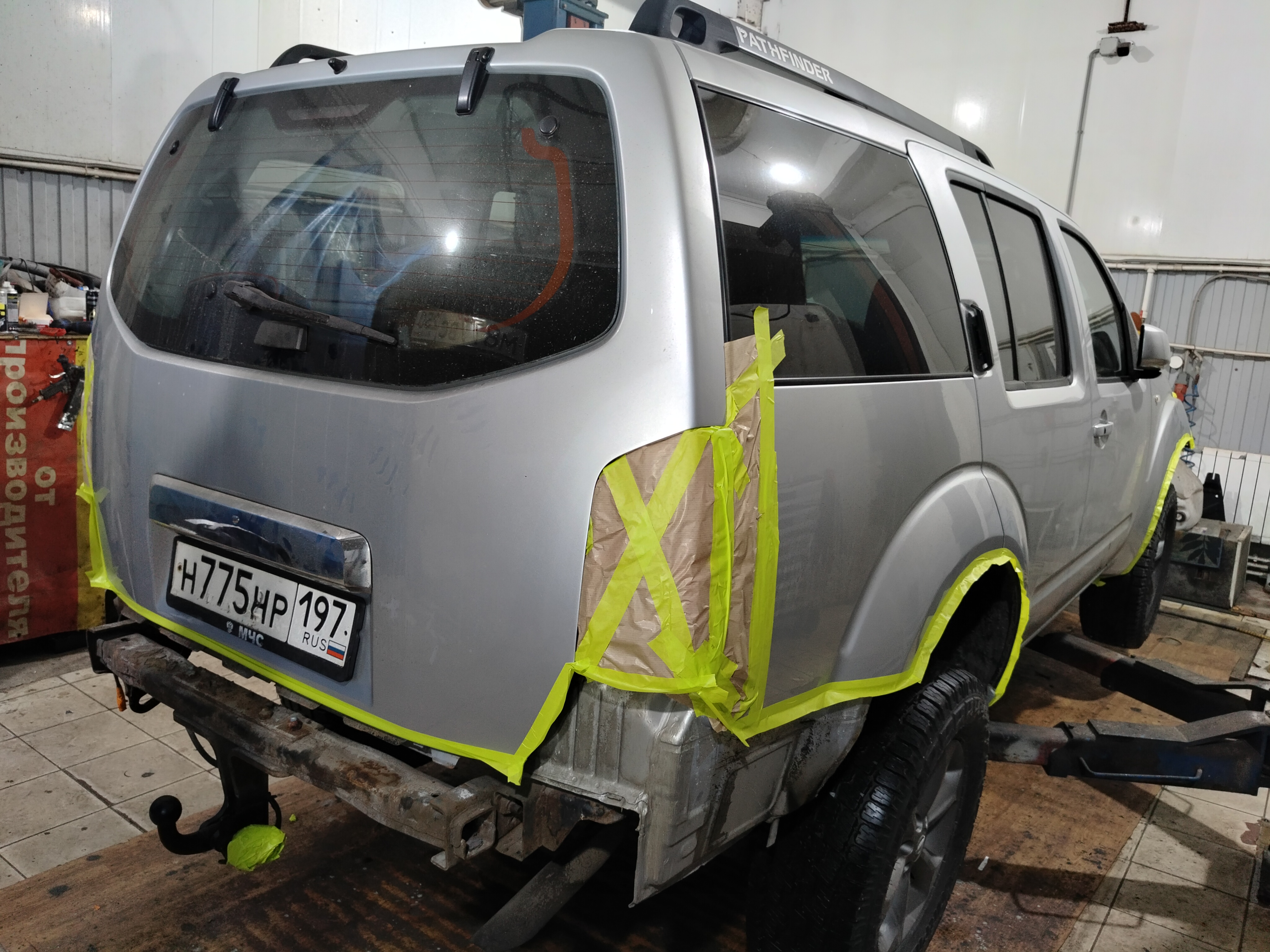 Автомобиль Nissan Pathfinder III (R51), этап: Оклейка авто. Антикоррозийная обработка в Москве и МО — НеРыжий