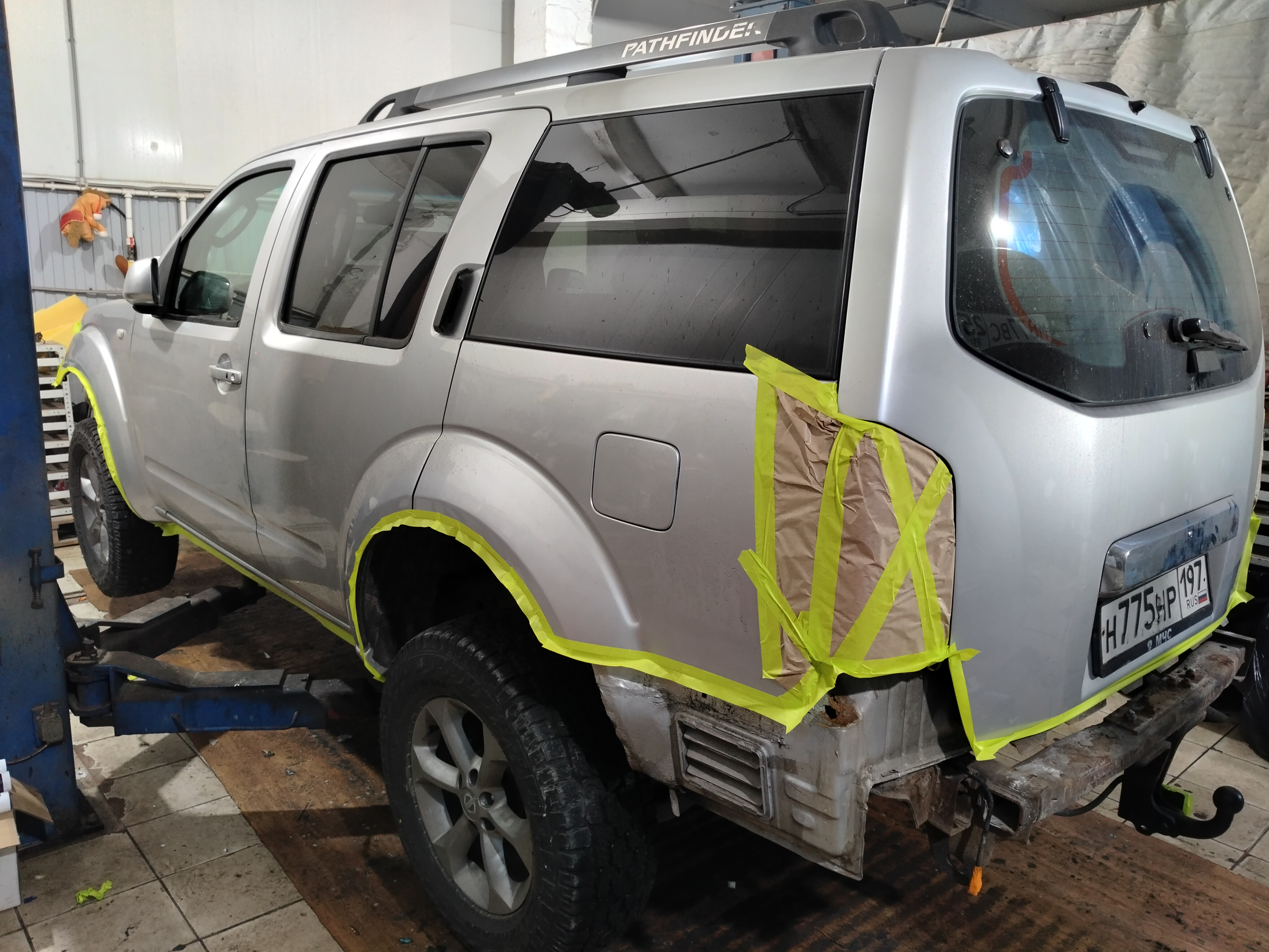 Автомобиль Nissan Pathfinder III (R51), этап: Оклейка авто. Антикоррозийная обработка в Москве и МО — НеРыжий