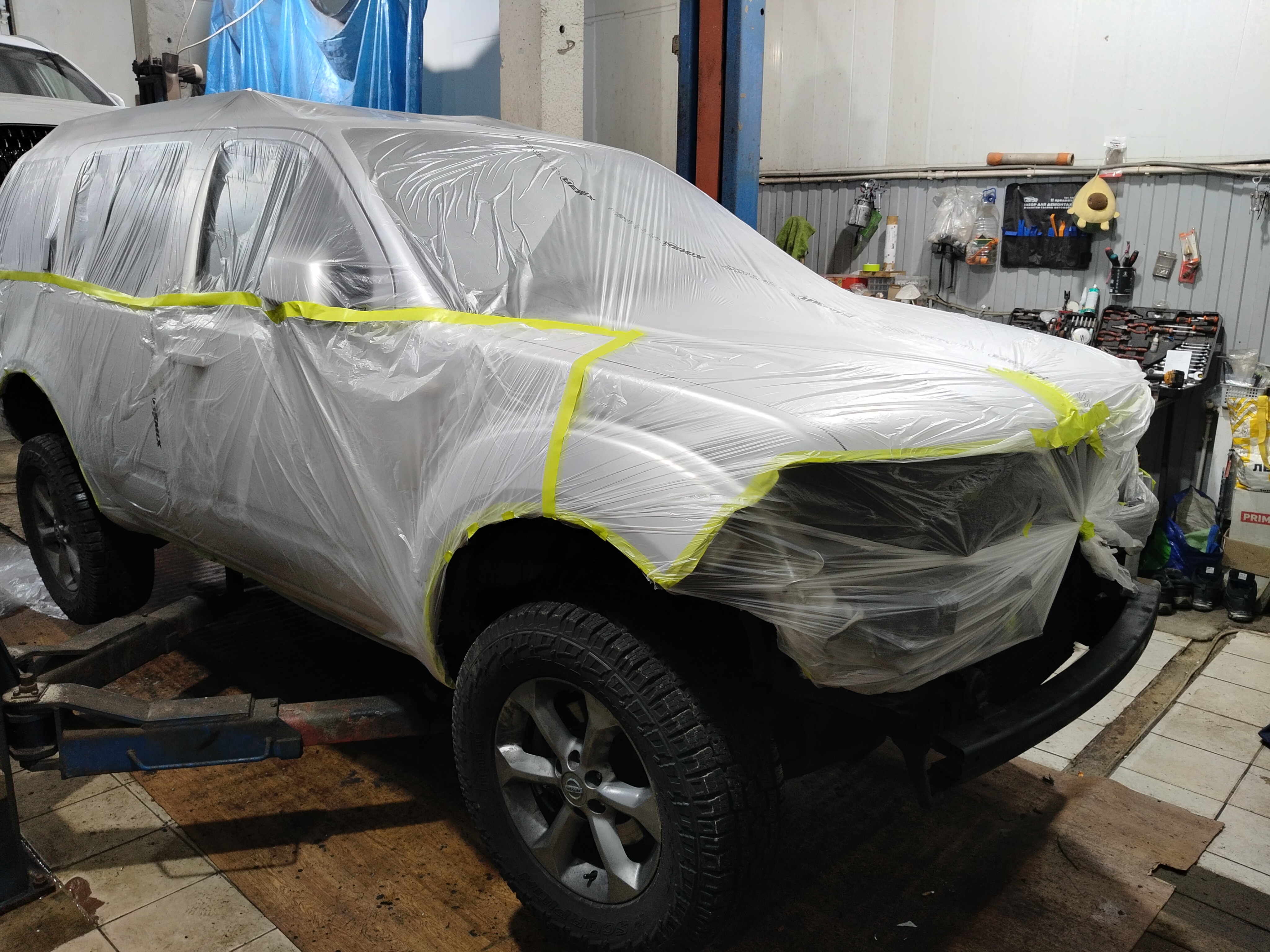 Автомобиль Nissan Pathfinder III (R51), этап: Оклейка авто. Антикоррозийная обработка в Москве и МО — НеРыжий