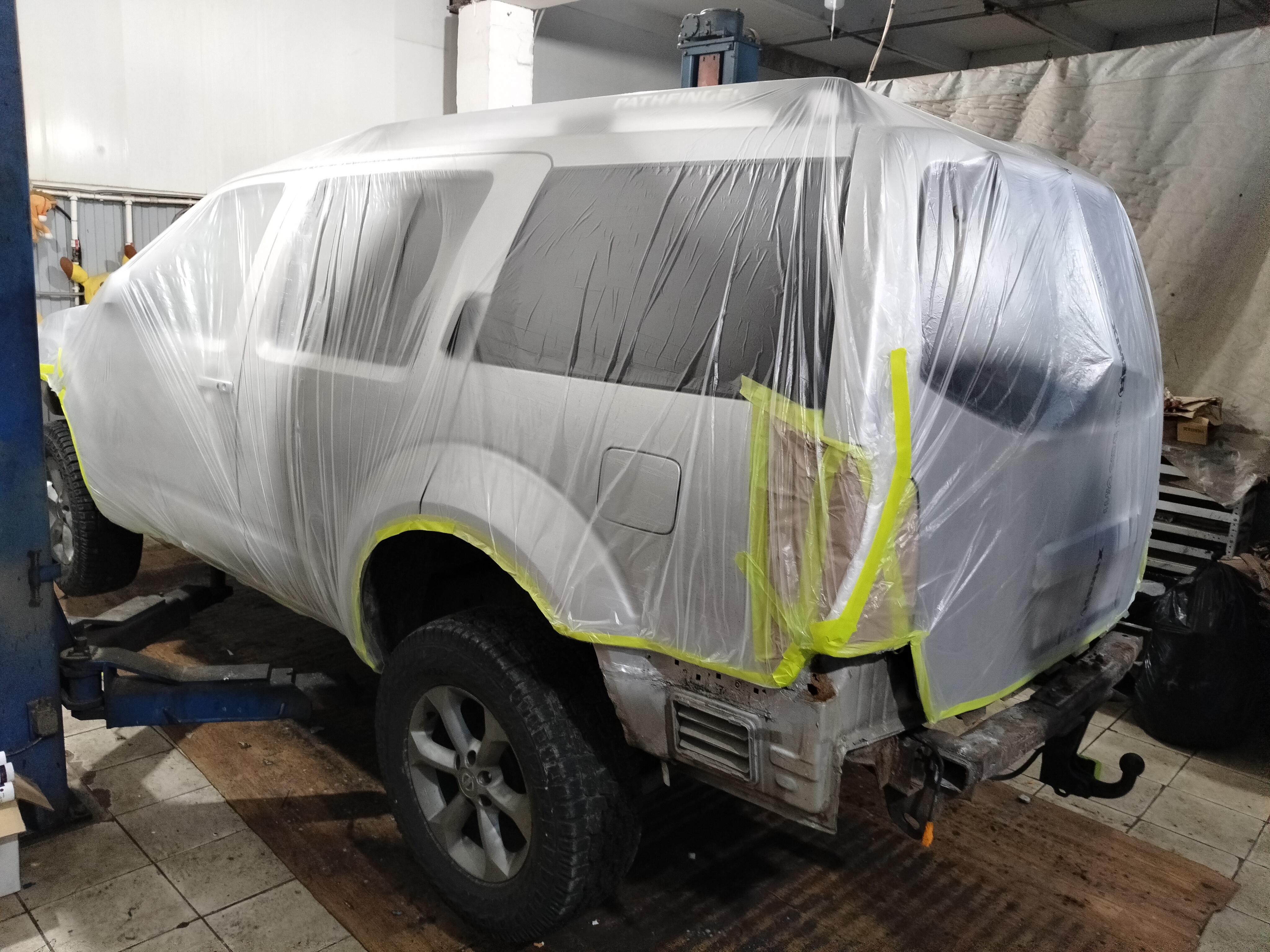 Автомобиль Nissan Pathfinder III (R51), этап: Оклейка авто. Антикоррозийная обработка в Москве и МО — НеРыжий