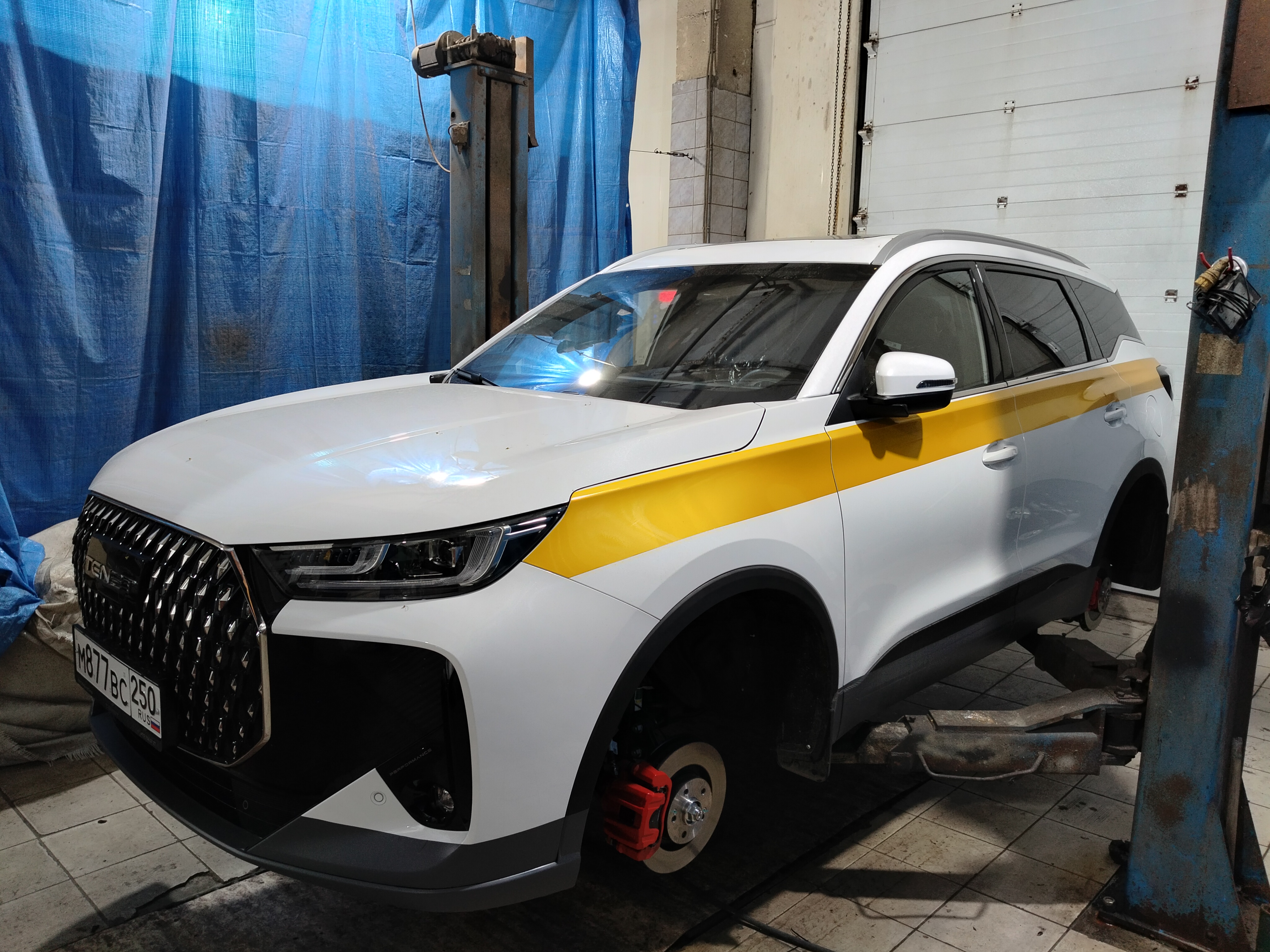 Автомобиль Chery Tiggo 7 Pro Max, этап: Разбор автомобиля. Антикоррозийная обработка в Москве и МО — НеРыжий