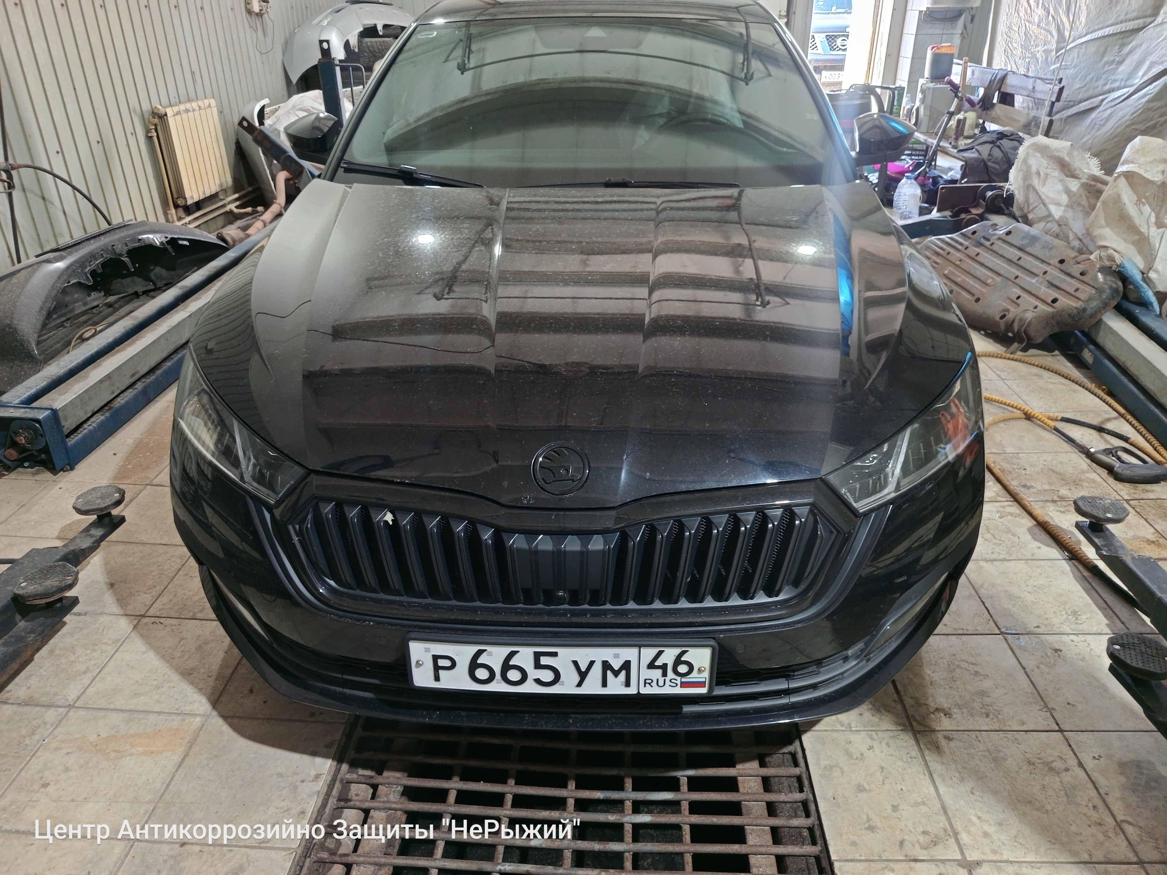 Автомобиль Skoda Octavia IV, этап: Приемка автомобиля. Антикоррозийная обработка в Москве и МО — НеРыжий
