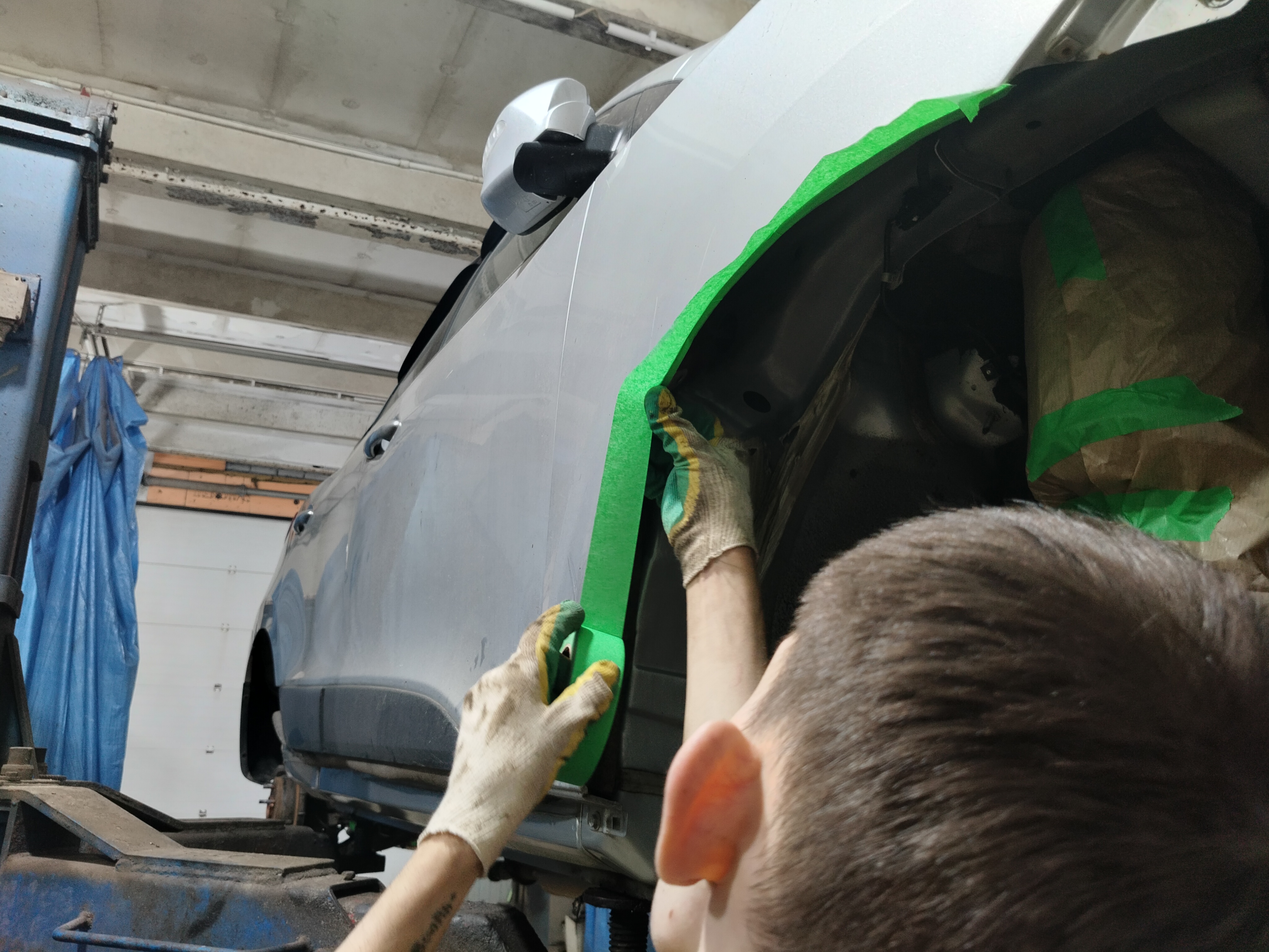 Автомобиль Hyundai ix35, этап: Оклейка авто. Антикоррозийная обработка в Москве и МО — НеРыжий