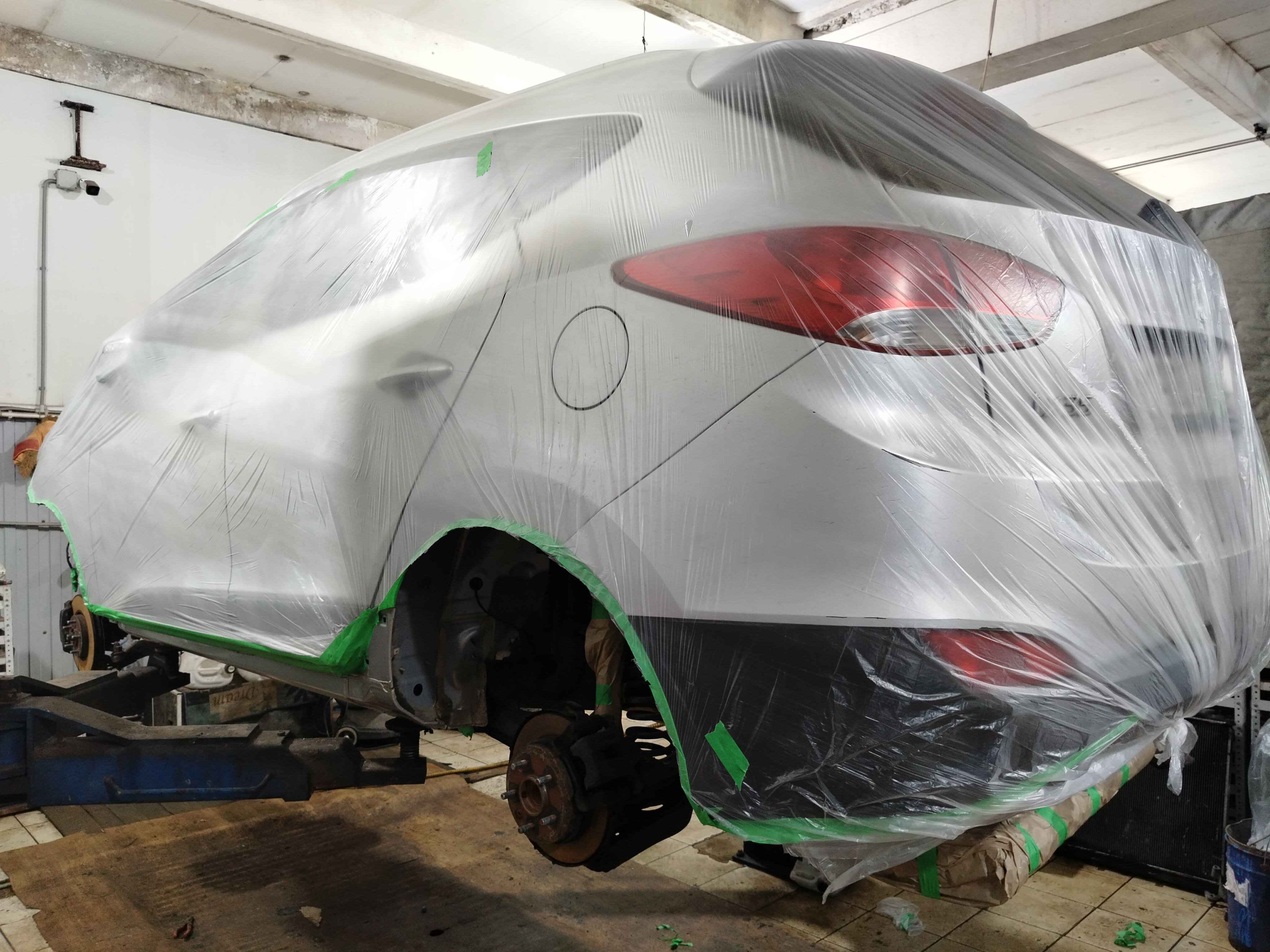 Автомобиль Hyundai ix35, этап: Оклейка авто. Антикоррозийная обработка в Москве и МО — НеРыжий