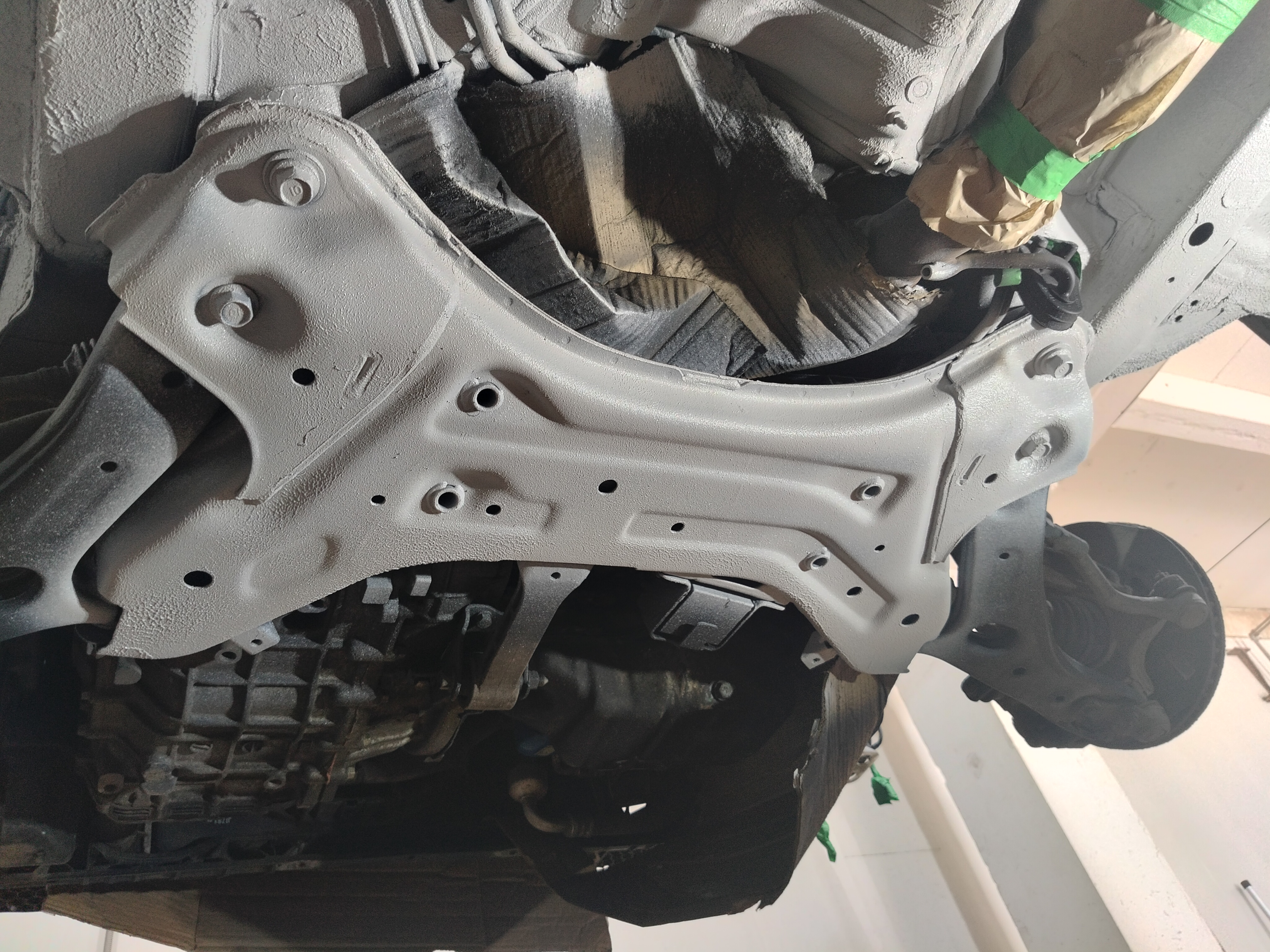 Автомобиль Hyundai ix35, этап: Распыляемый герметик. Антикоррозийная обработка в Москве и МО — НеРыжий