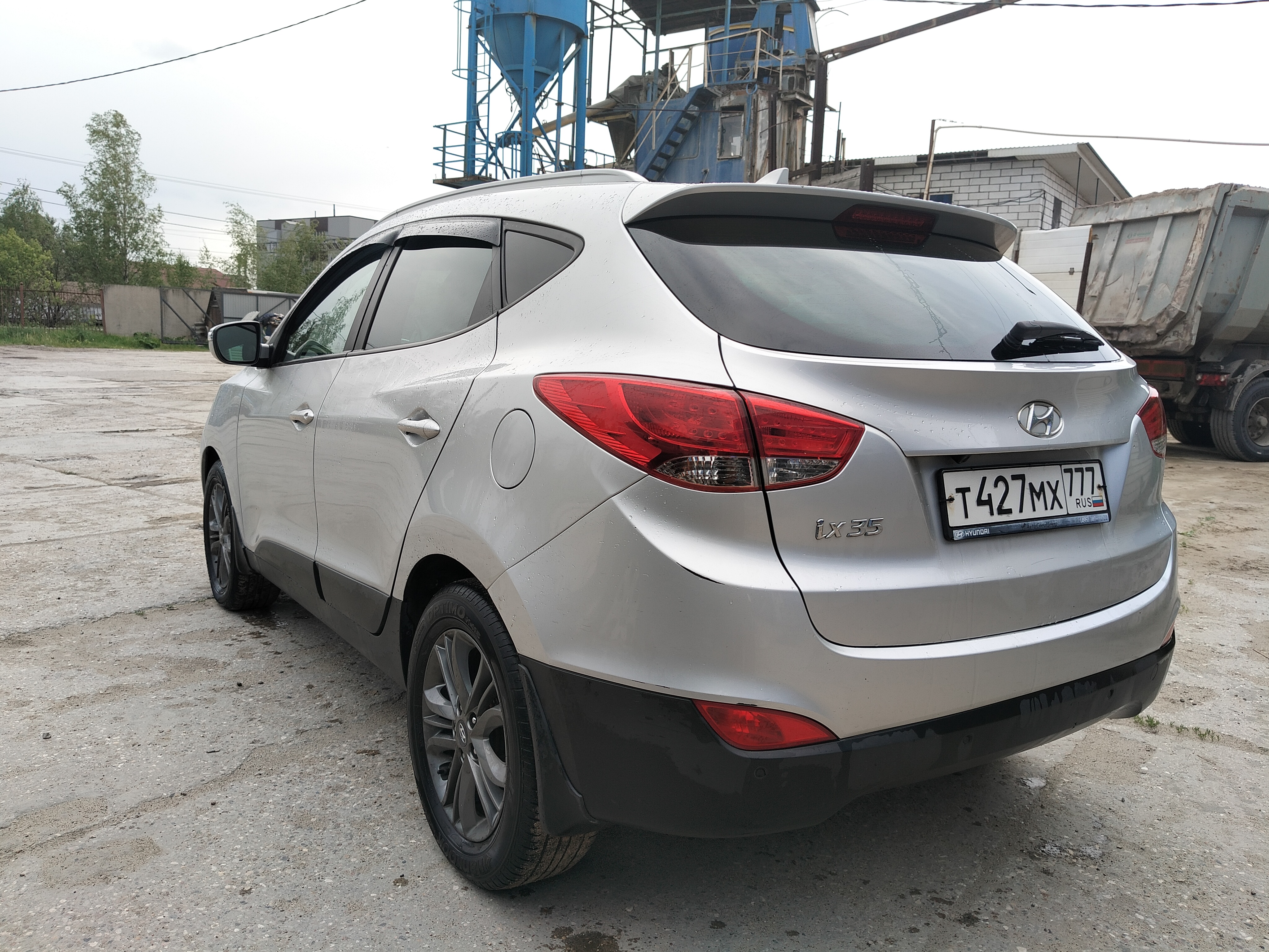 Автомобиль Hyundai ix35, этап: Техническая мойка кузова. Антикоррозийная обработка в Москве и МО — НеРыжий