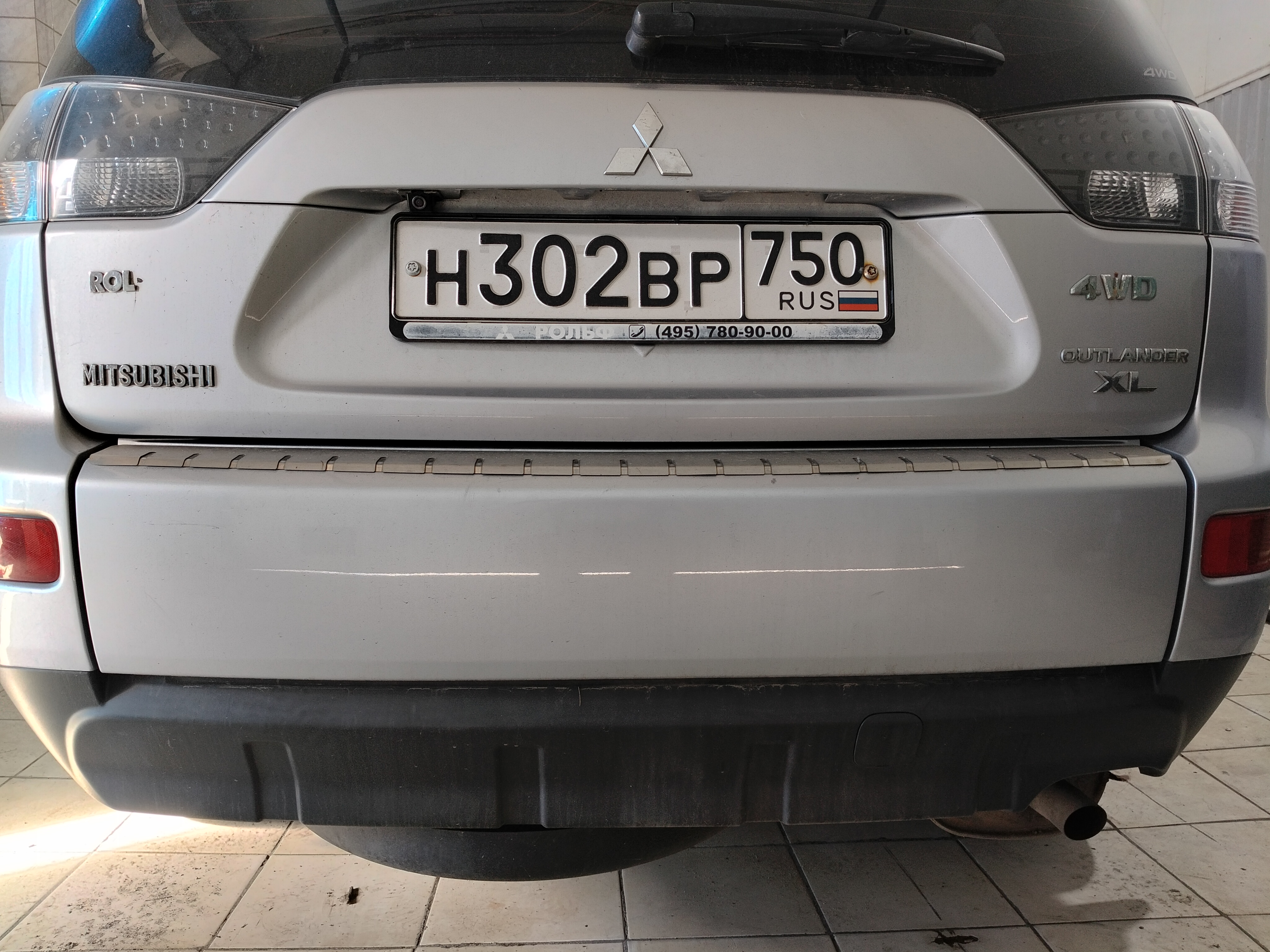 Автомобиль Mitsubishi Outlander XL, этап: Приемка автомобиля. Антикоррозийная обработка в Москве и МО — НеРыжий
