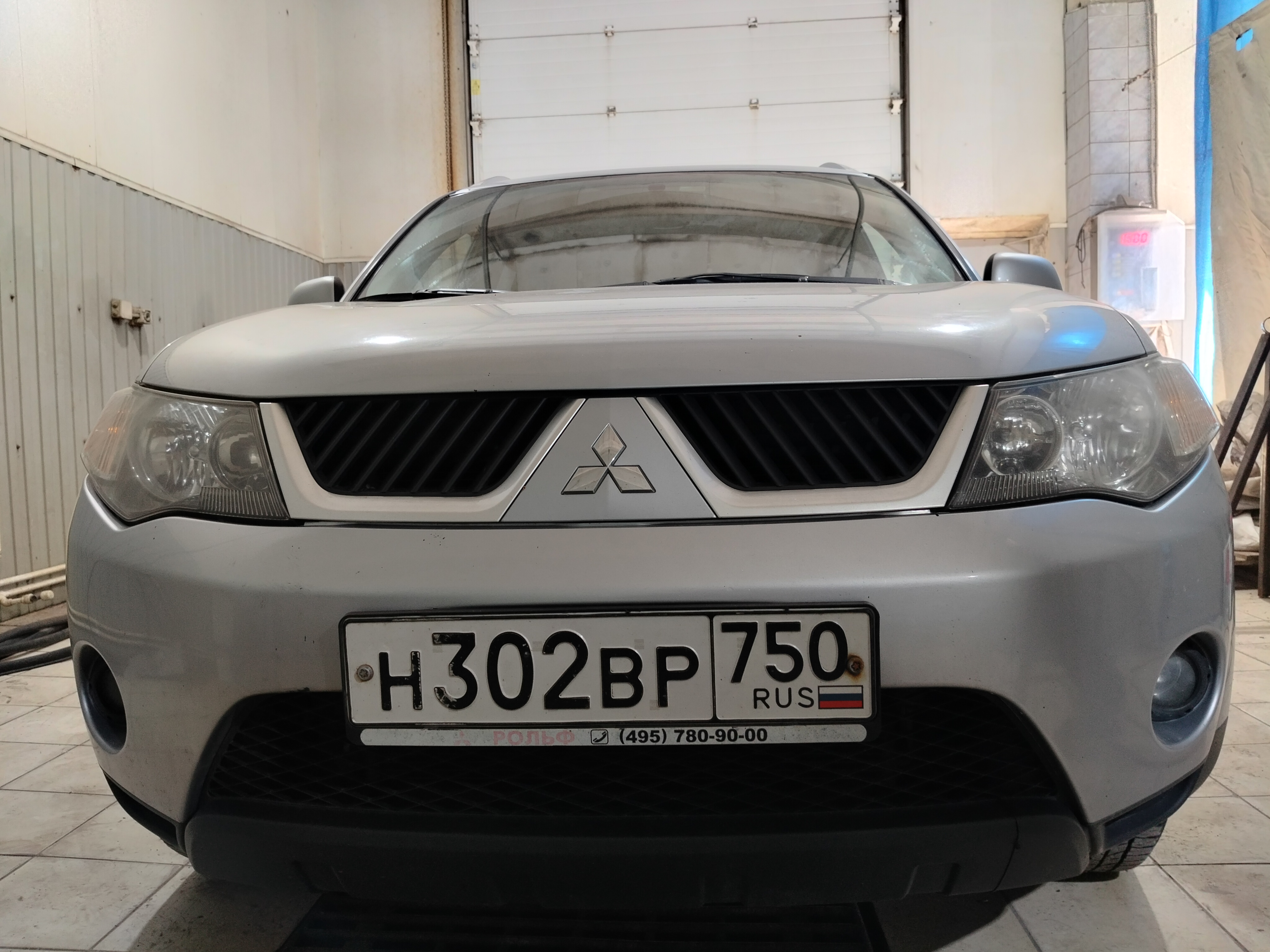 Автомобиль Mitsubishi Outlander XL, этап: Приемка автомобиля. Антикоррозийная обработка в Москве и МО — НеРыжий