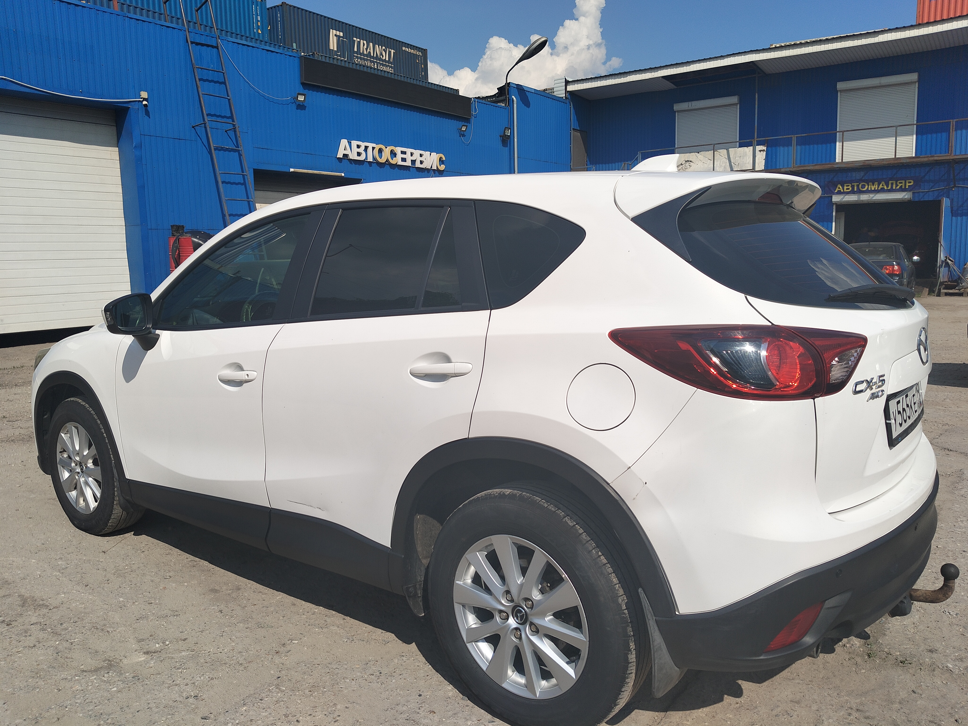 Автомобиль Mazda CX-5, этап: Выдача авто. Антикоррозийная обработка в Москве и МО — НеРыжий