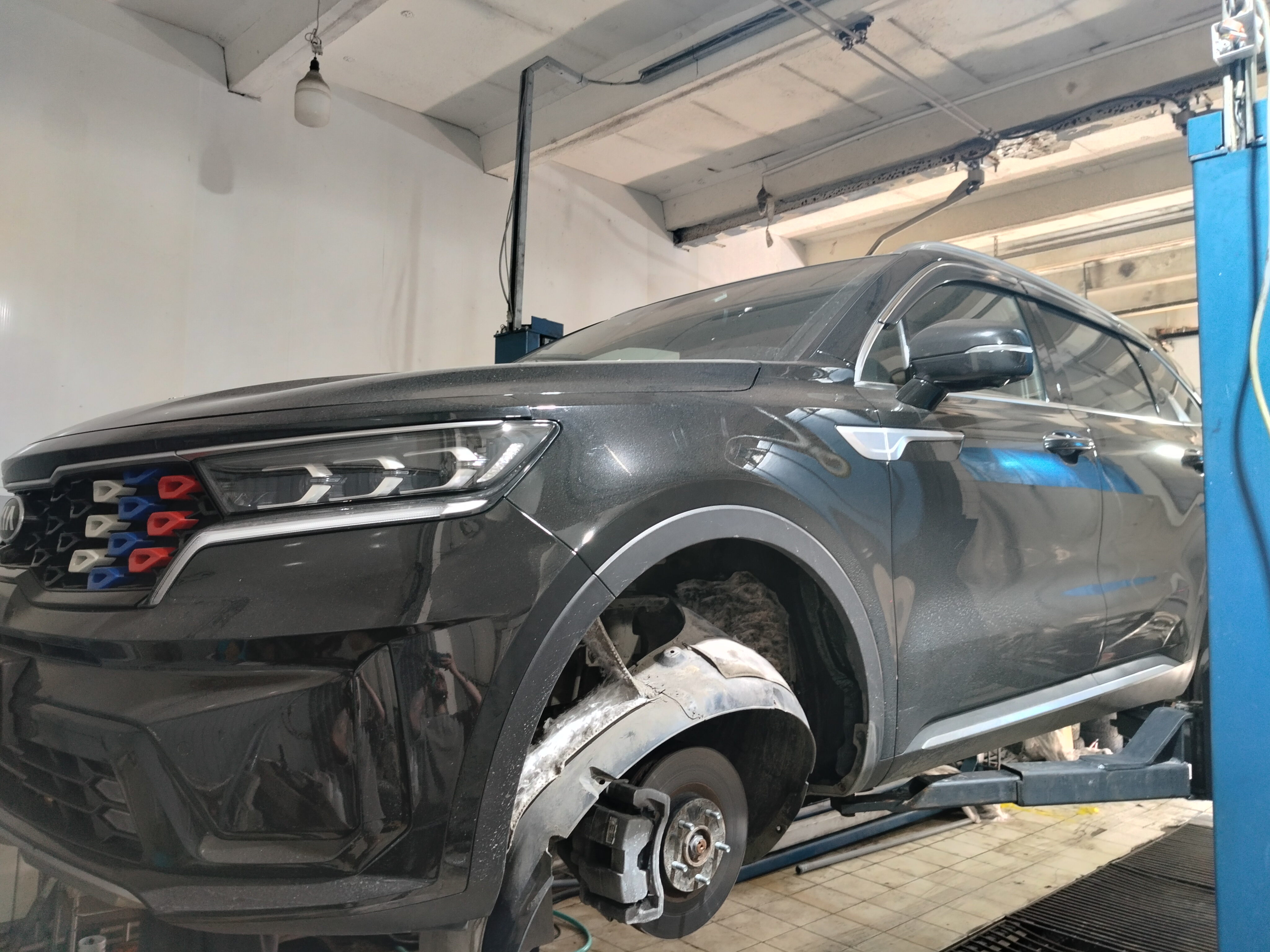 Автомобиль Kia Sorento IV (MQ4), этап: Приемка автомобиля. Антикоррозийная обработка в Москве и МО — НеРыжий
