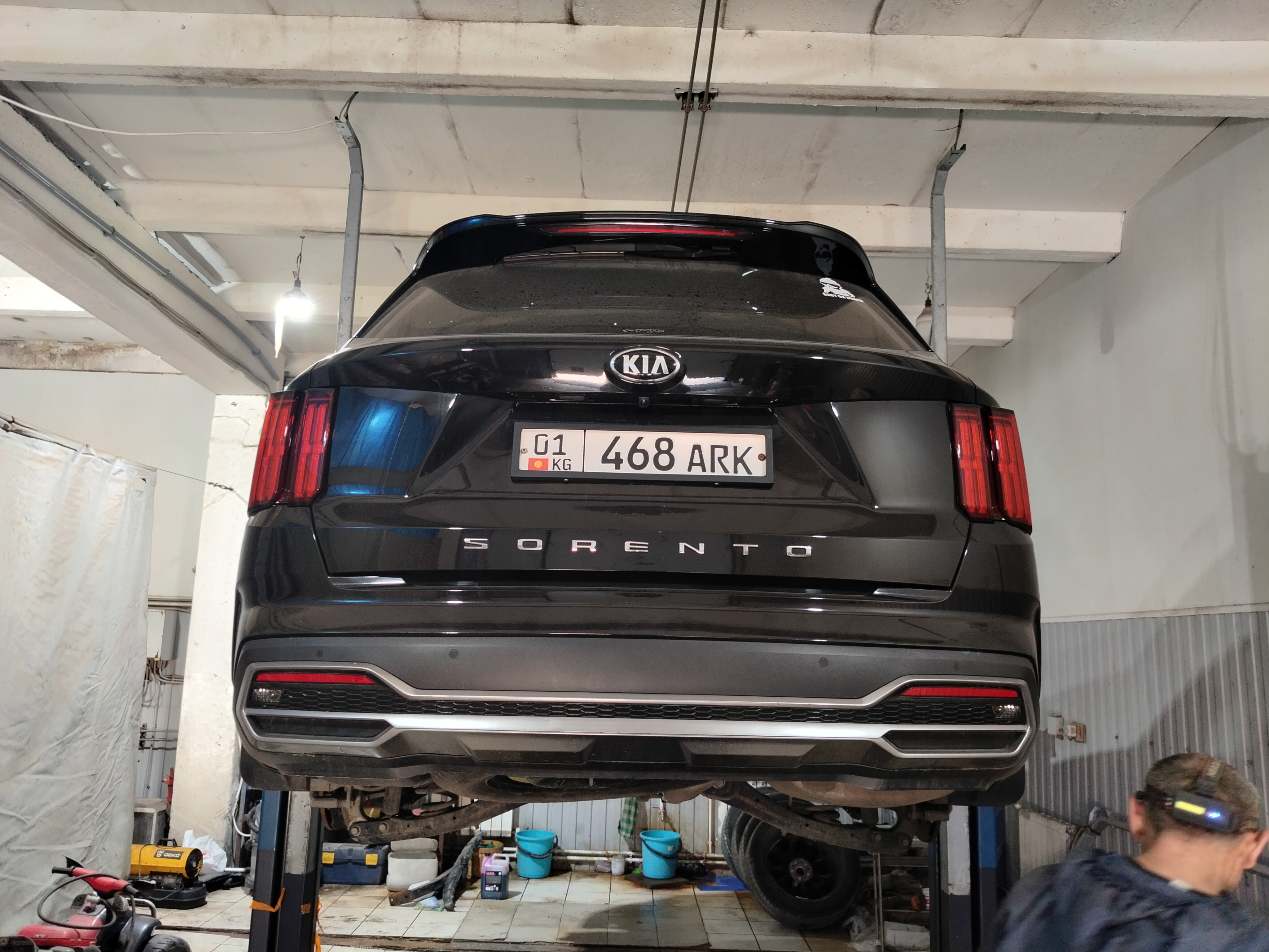 Автомобиль Kia Sorento IV (MQ4), этап: Приемка автомобиля. Антикоррозийная обработка в Москве и МО — НеРыжий