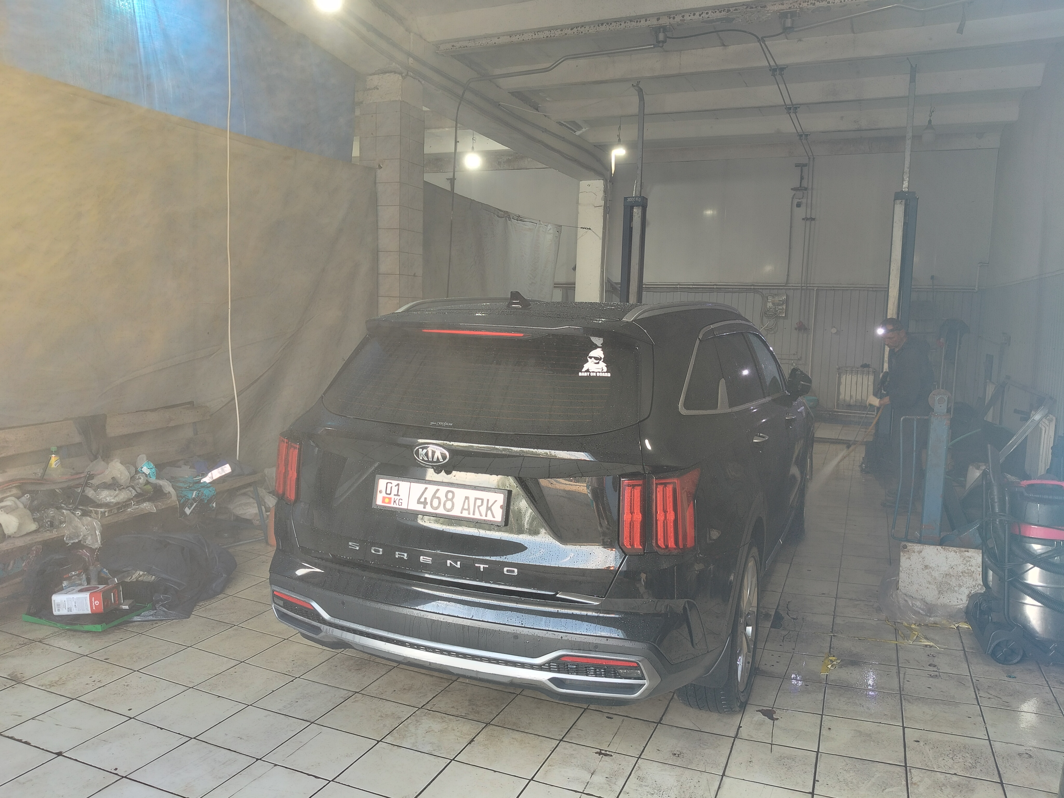 Автомобиль Kia Sorento IV (MQ4), этап: Техническая мойка кузова. Антикоррозийная обработка в Москве и МО — НеРыжий