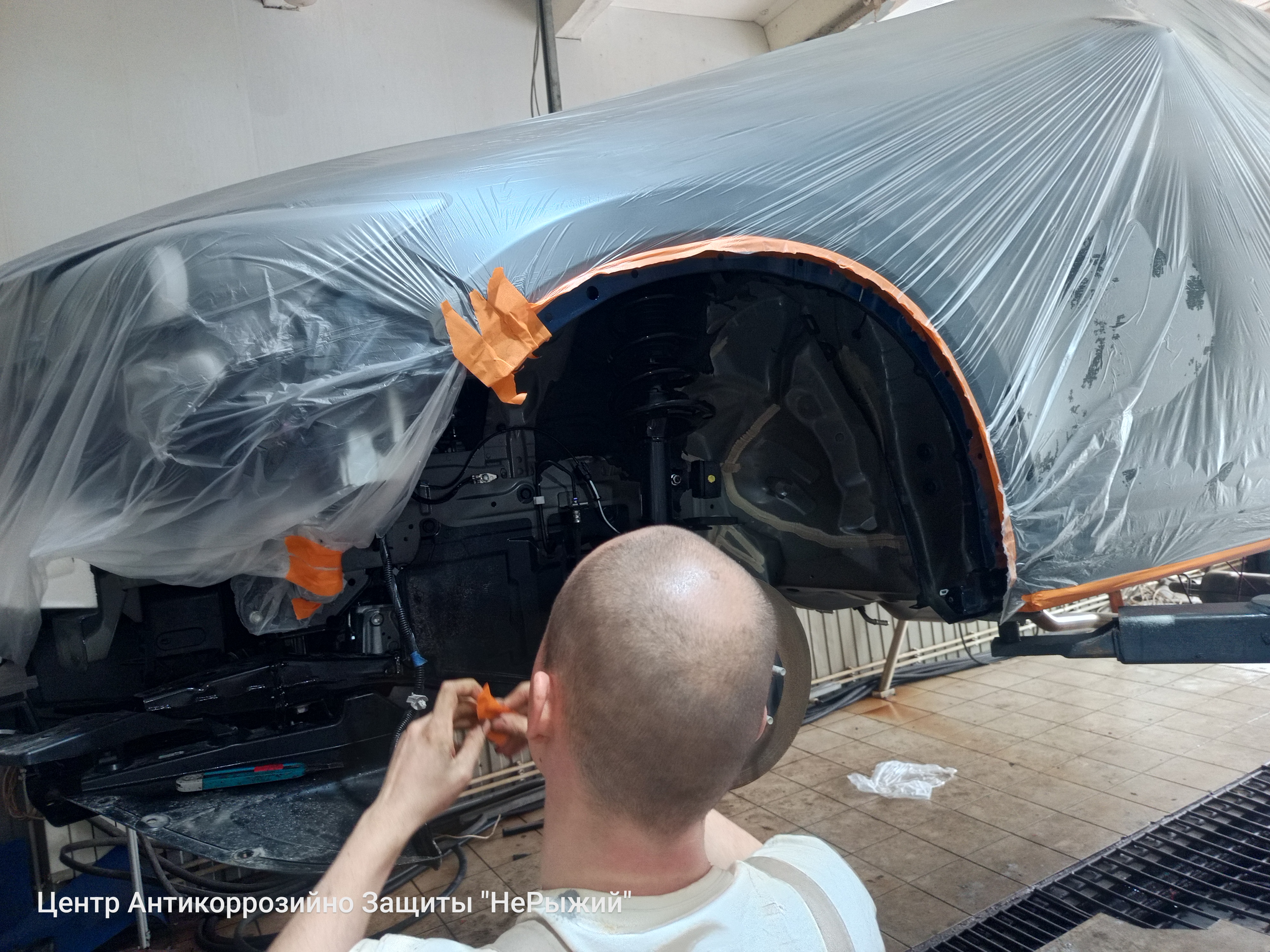 Автомобиль Mazda CX-5 II, этап: Оклейка авто. Антикоррозийная обработка в Москве и МО — НеРыжий