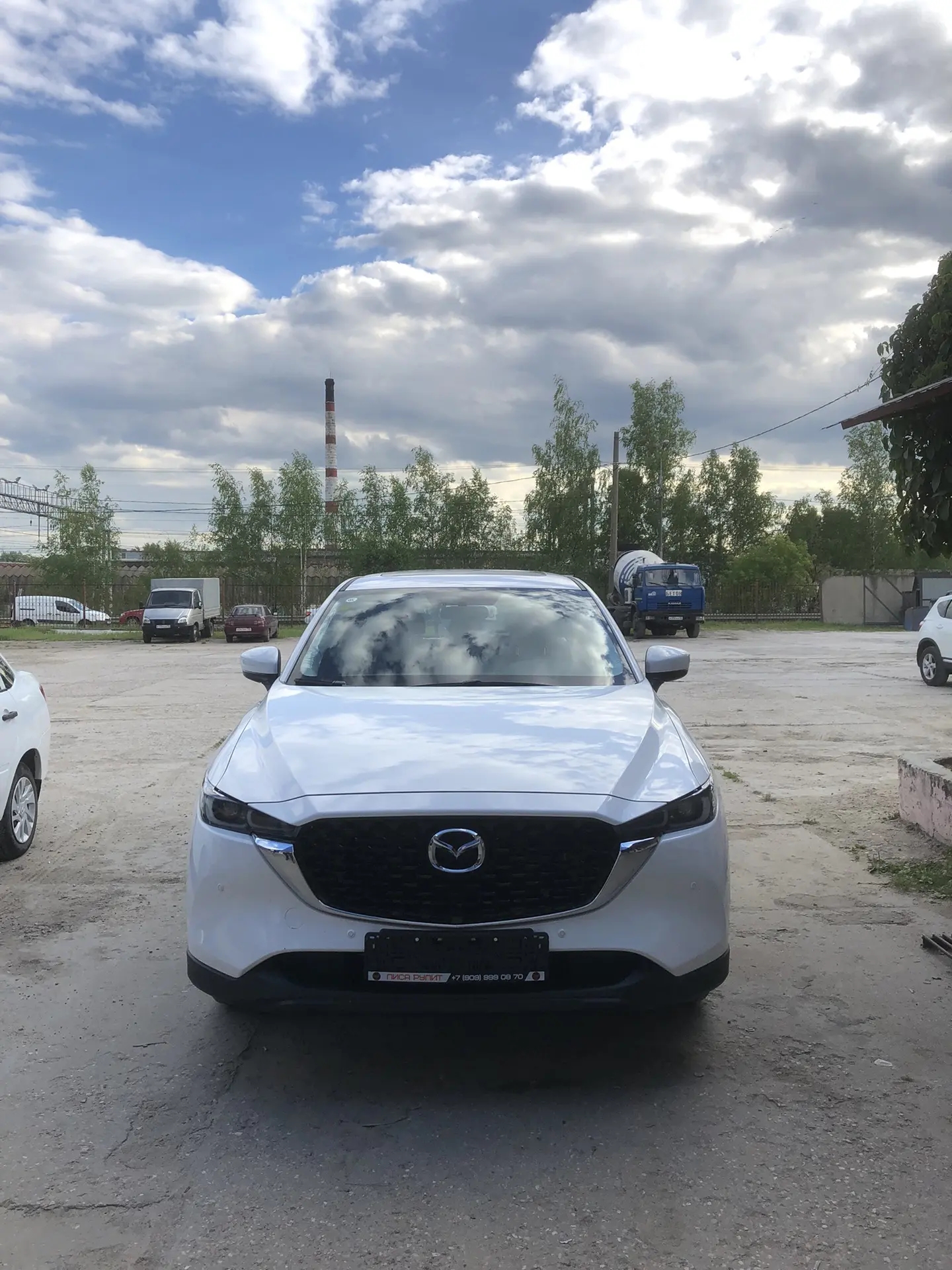 Автомобиль Mazda CX-5 II, этап: Приемка автомобиля. Антикоррозийная обработка в Москве и МО — НеРыжий