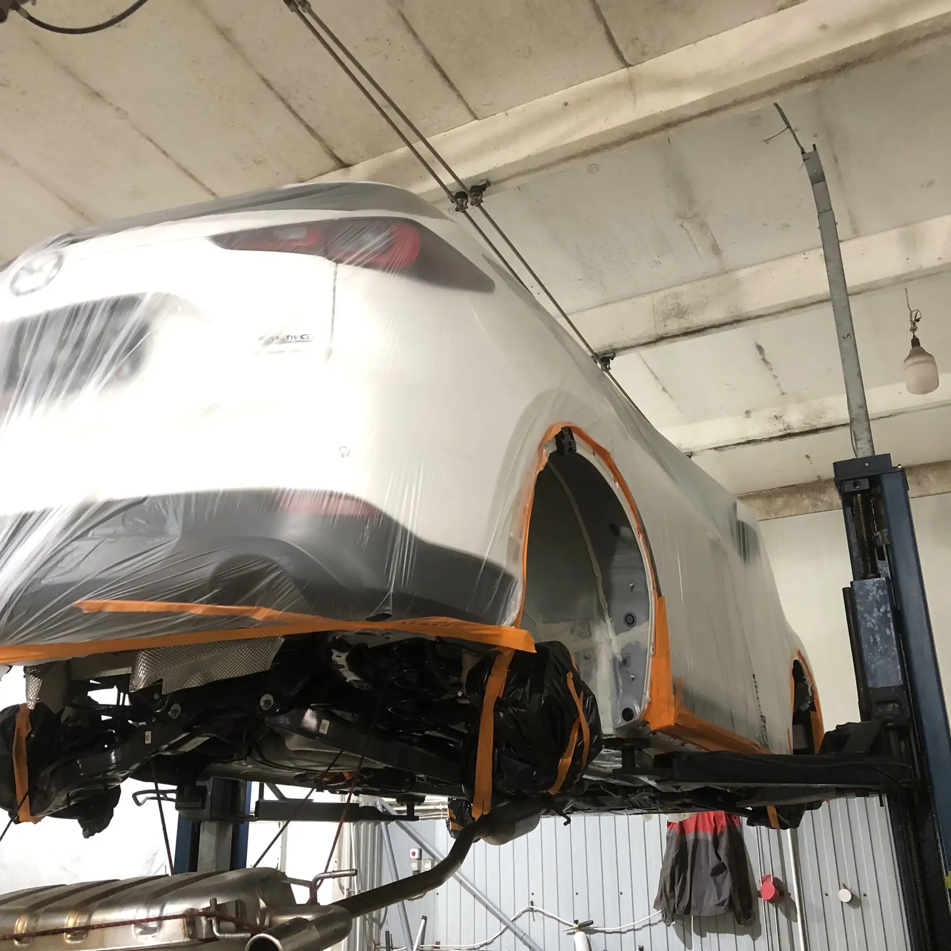 Автомобиль Mazda CX-5 II, этап: Оклейка авто. Антикоррозийная обработка в Москве и МО — НеРыжий
